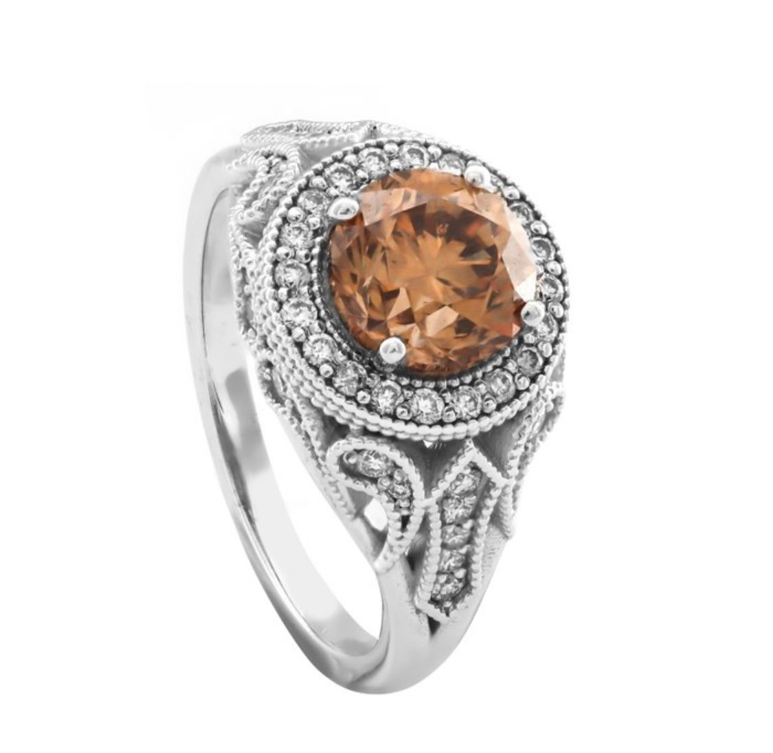 .. - Prsten s centrálním diamantem 1,92 ct a diamanty 0,39 ct, zlato 585/1000, značeno platnou puncovní značkou "labuť", hrubá hmotnost 5,85 g