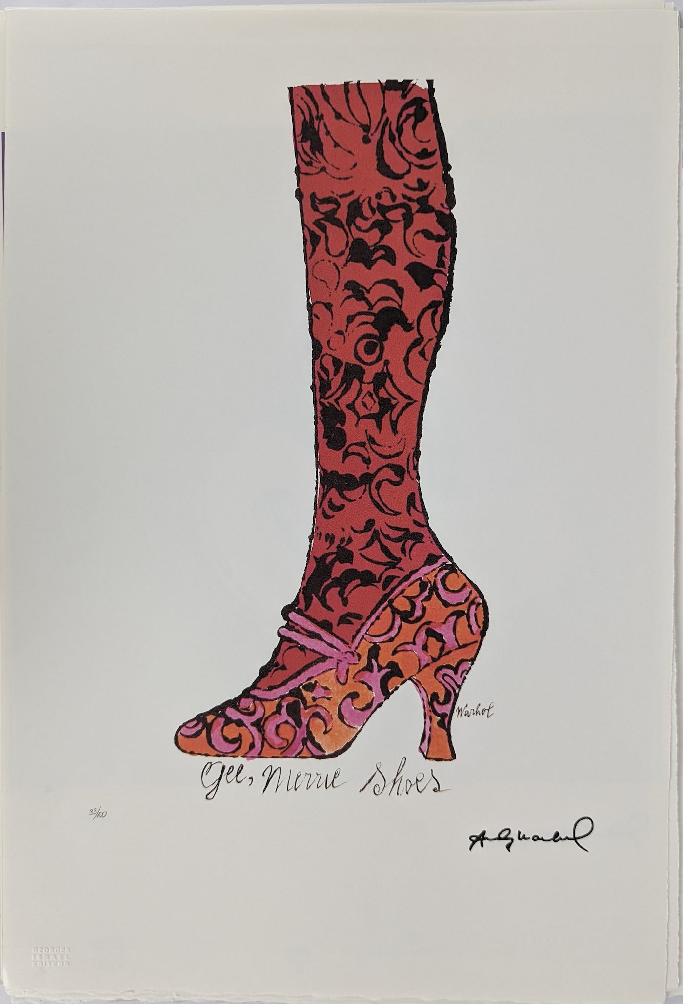 Andy Warhol - Merrie shoes