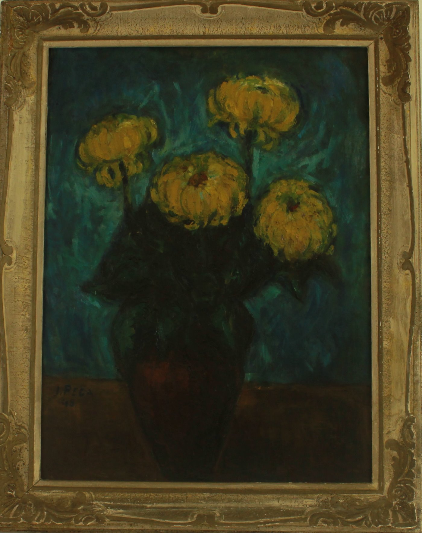 Josef Peca - Žluté květiny ve váze