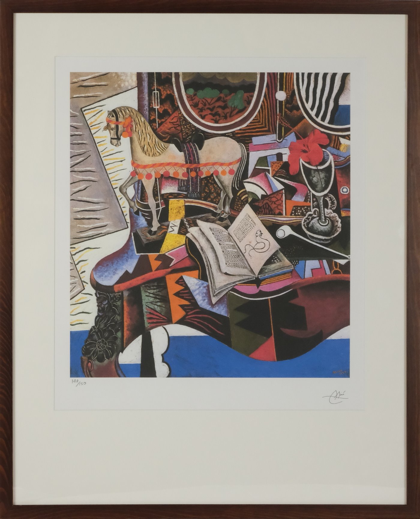 Joan Miró - Kompozice s koníkem