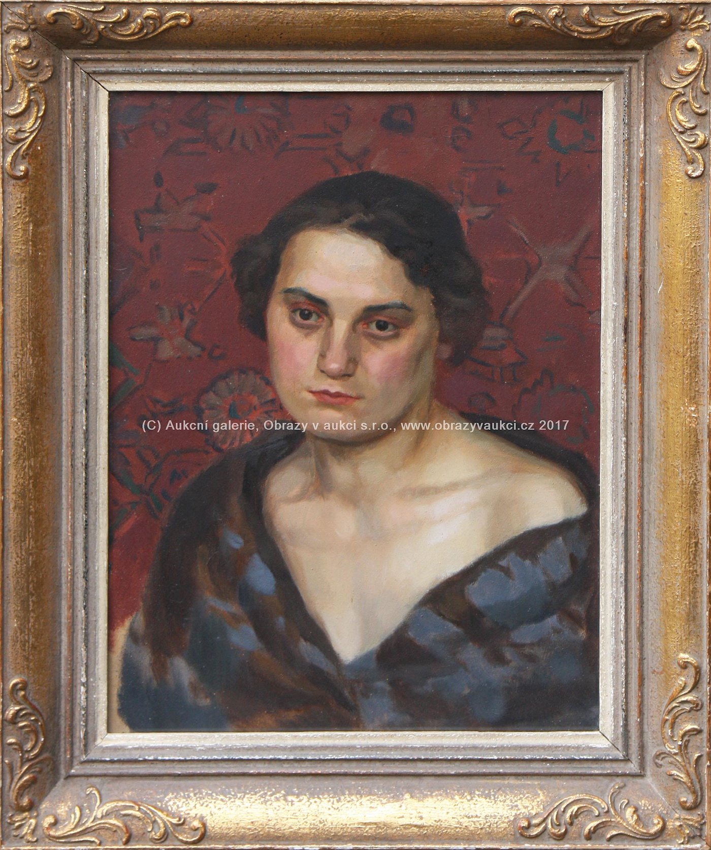 Jan Malý - Portrét ženy