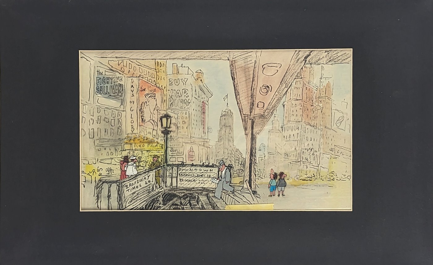 Vladimír Jiránek - Times Square, New York 1944