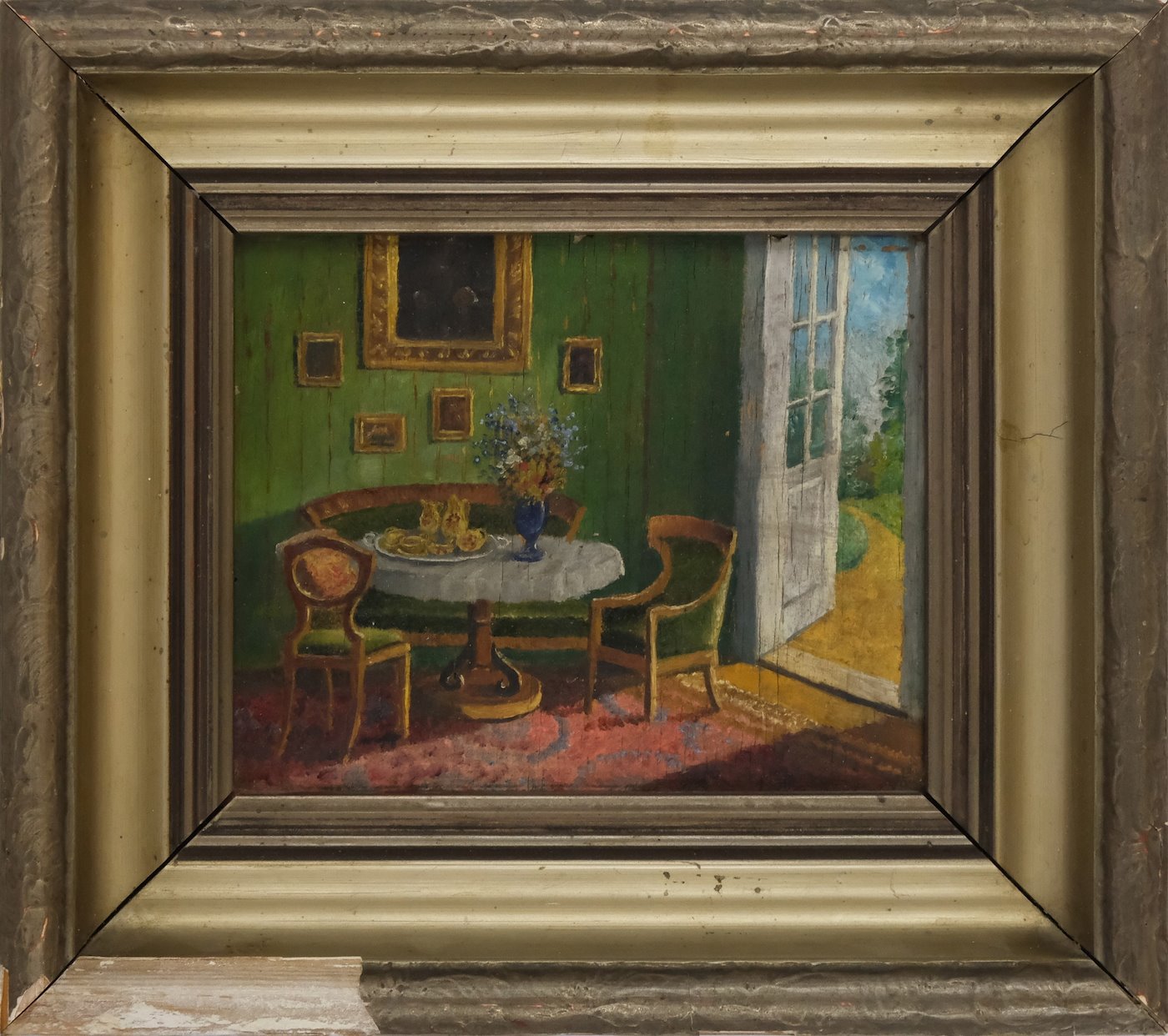 středoevropský malíř po roce 1900 - Zámecký salónek