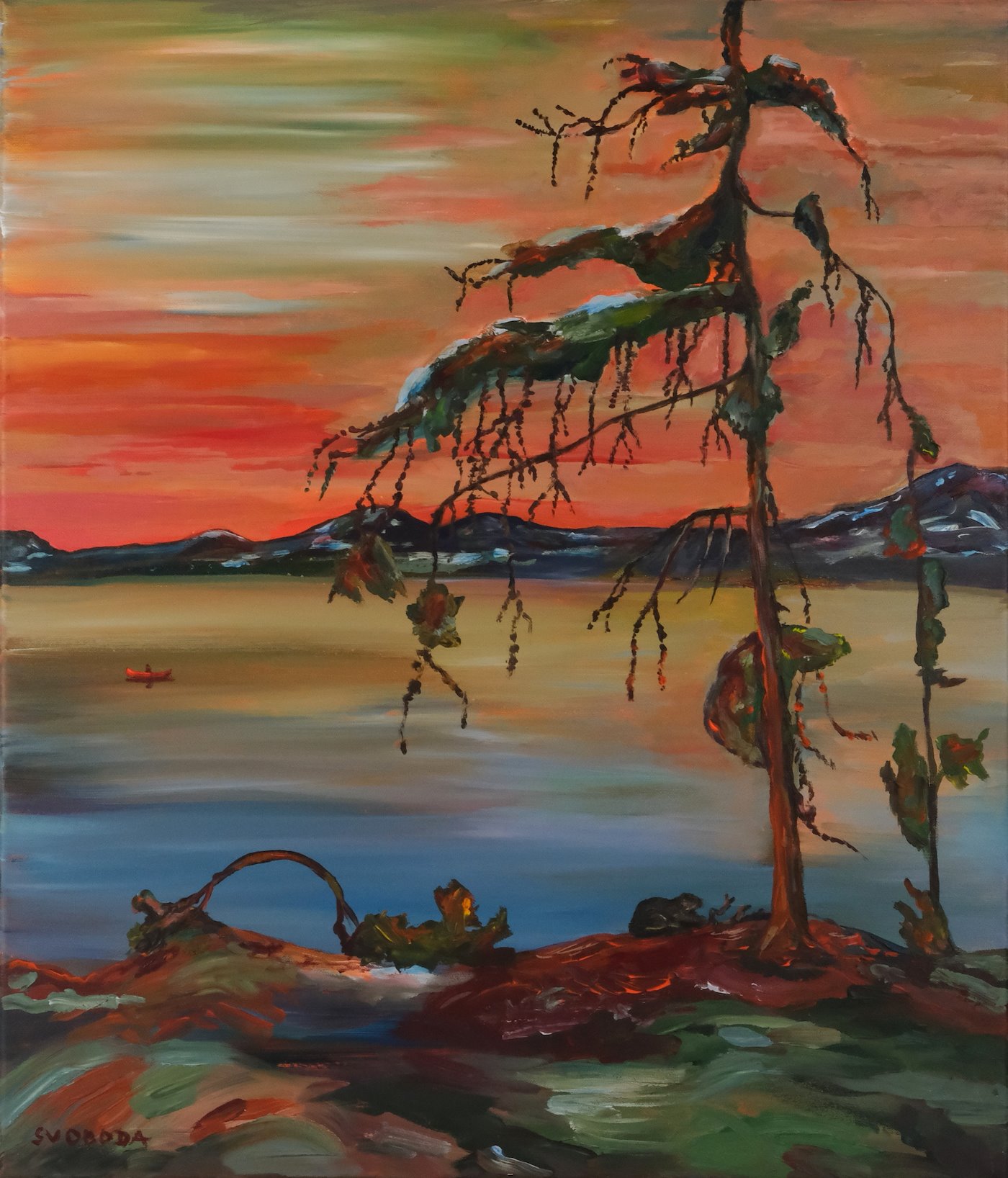 Jaroslav Jerry Svoboda - Z cyklu Vzpomínka na Kanadu - Pine Lake
