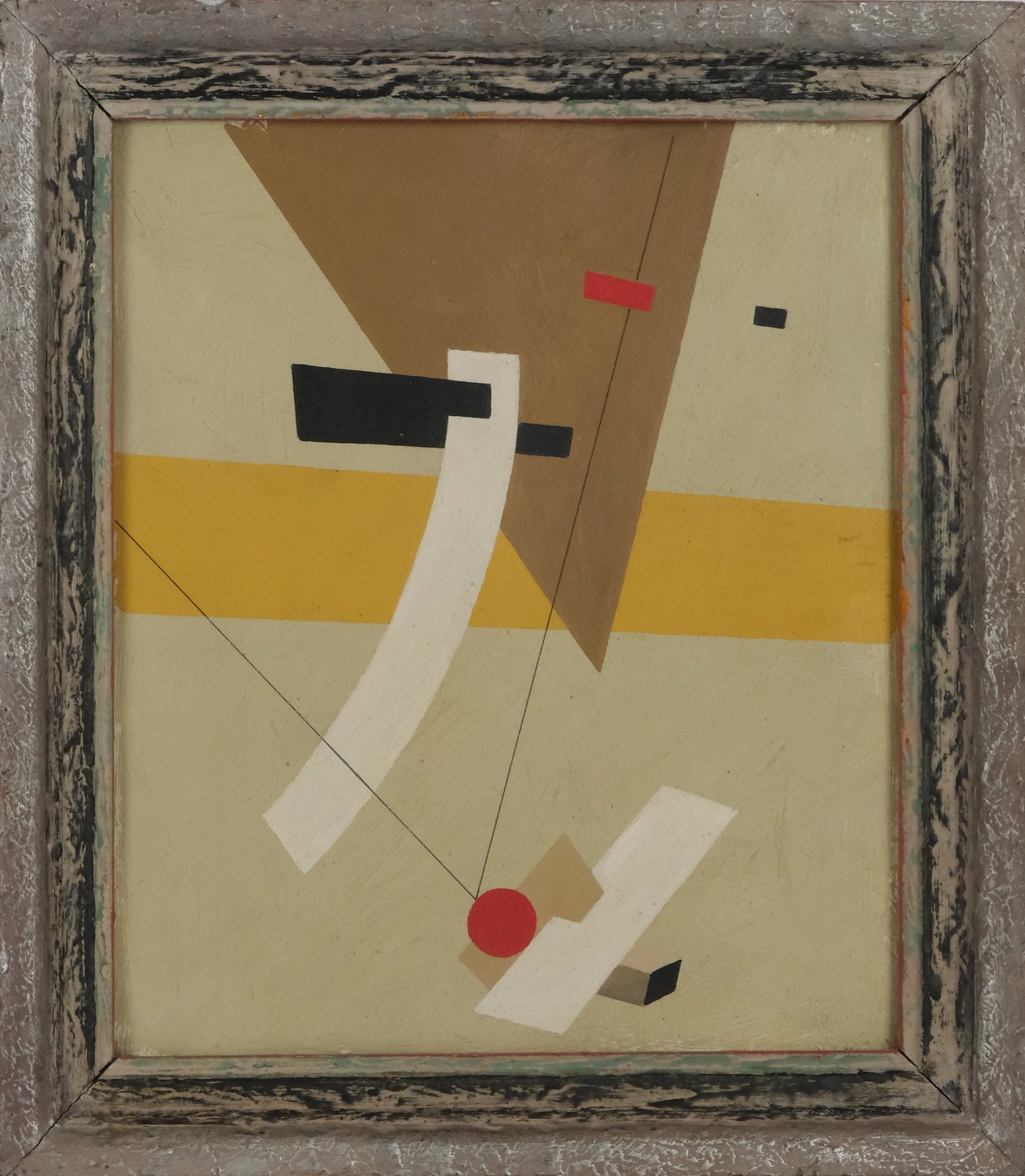 Vzadu přípis El Lissitzky - Abstrakce
