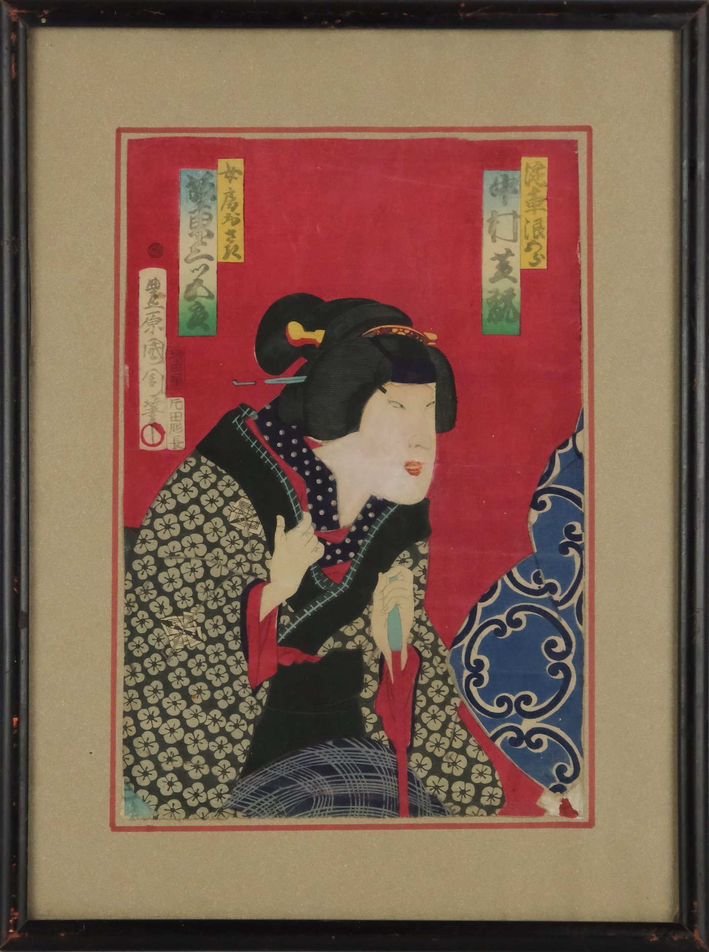 Kunisada - Modistka