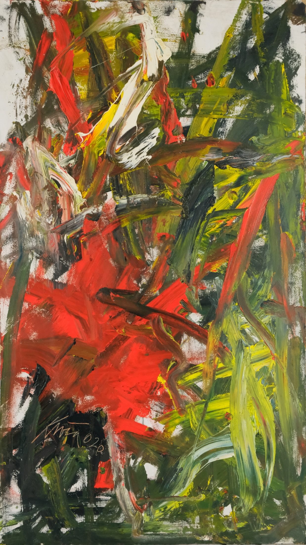 Antonín Kroča - Červená abstrakce