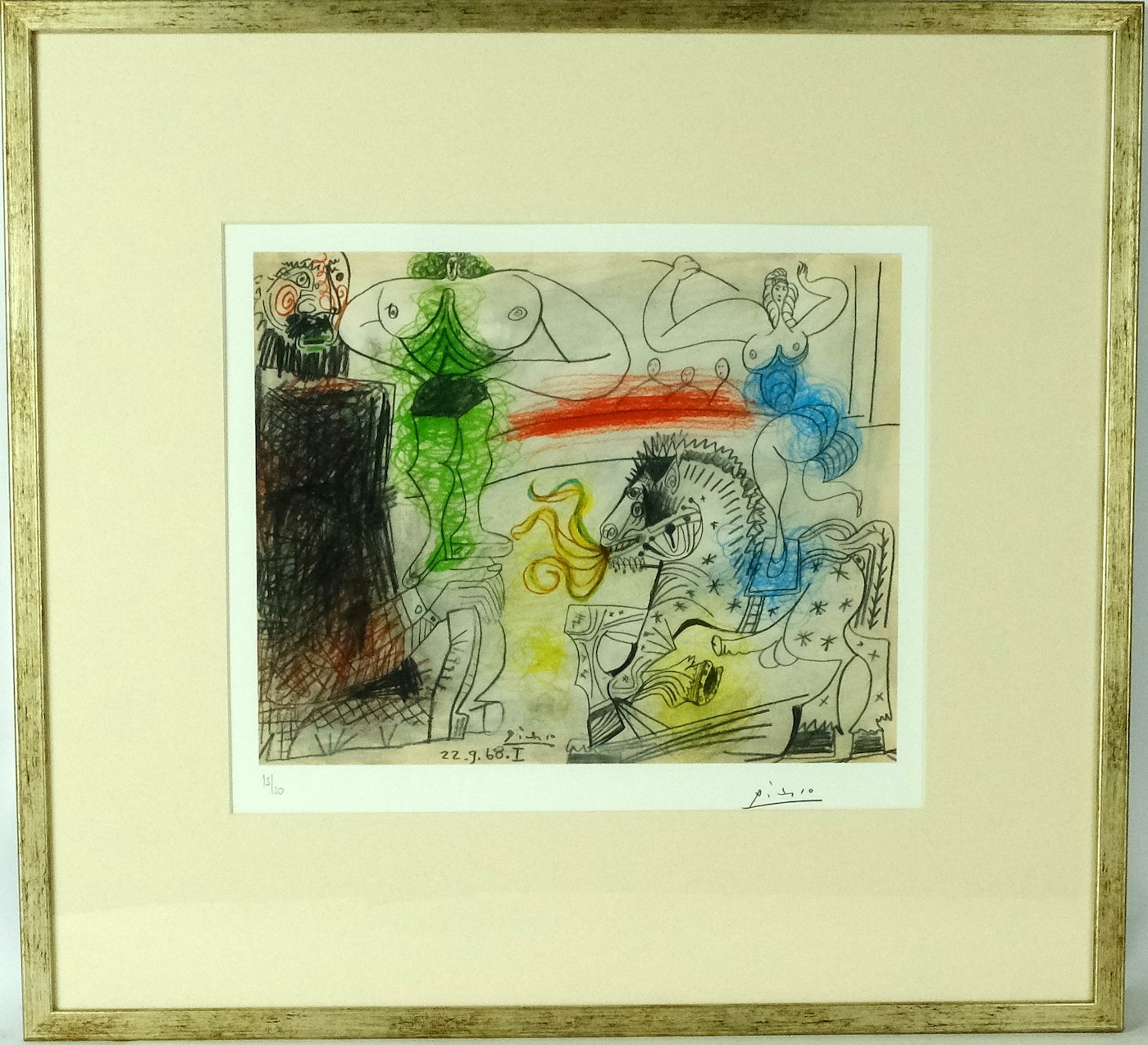 Pablo Picasso - Scéne de cirque