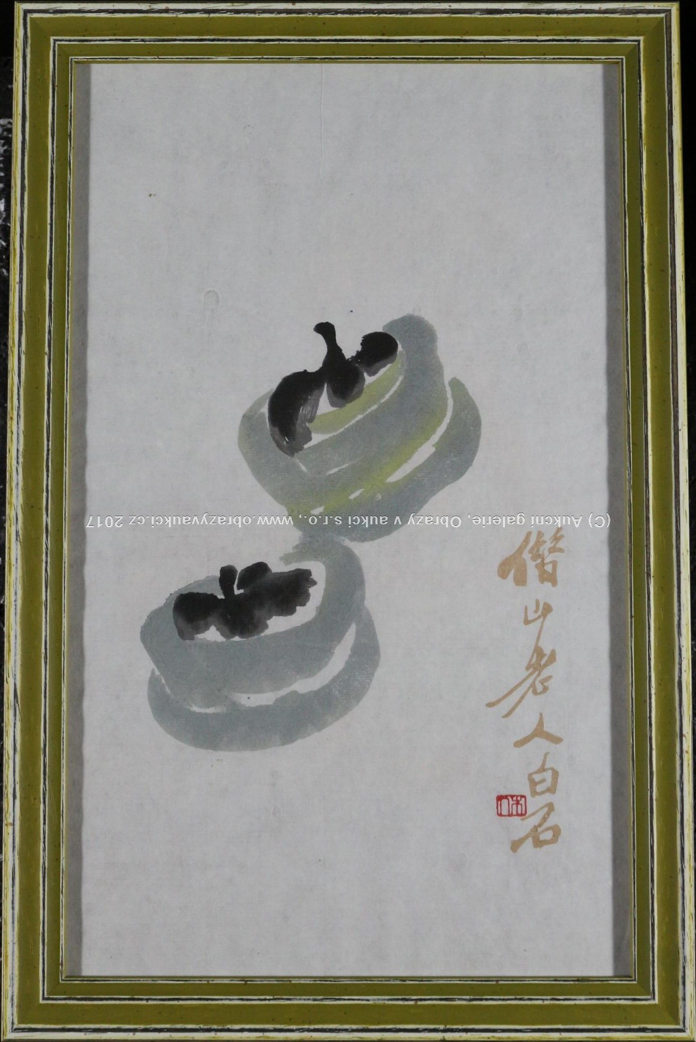 Bai-shi Qi (Čchi Paj-š´) - Dvě hnízda s mláďaty