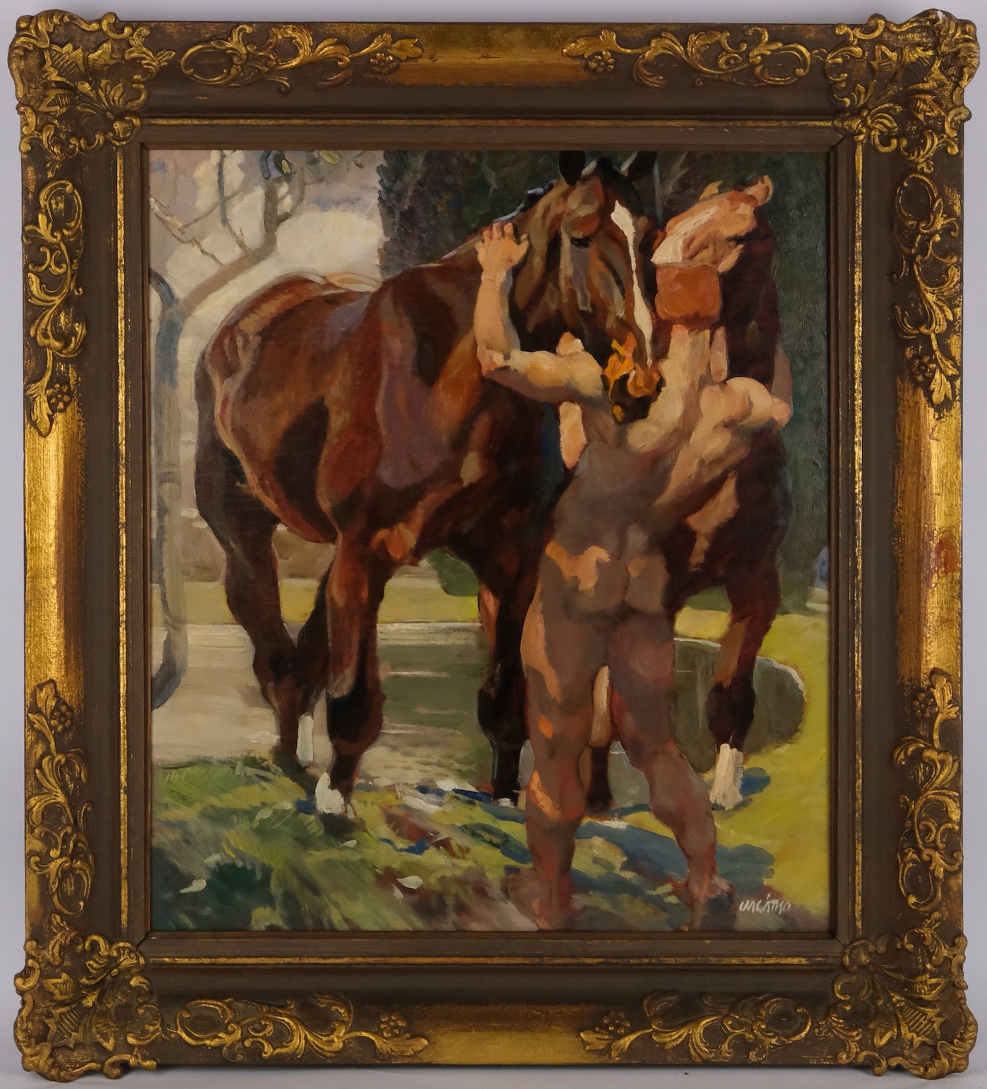 Ludvík Vacátko - Muž s koňmi
