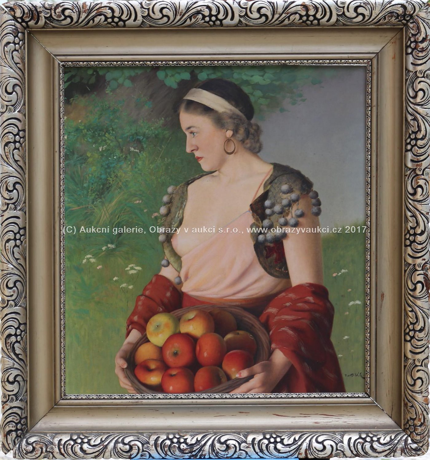 František Xaver Diblík - Žena s jablky