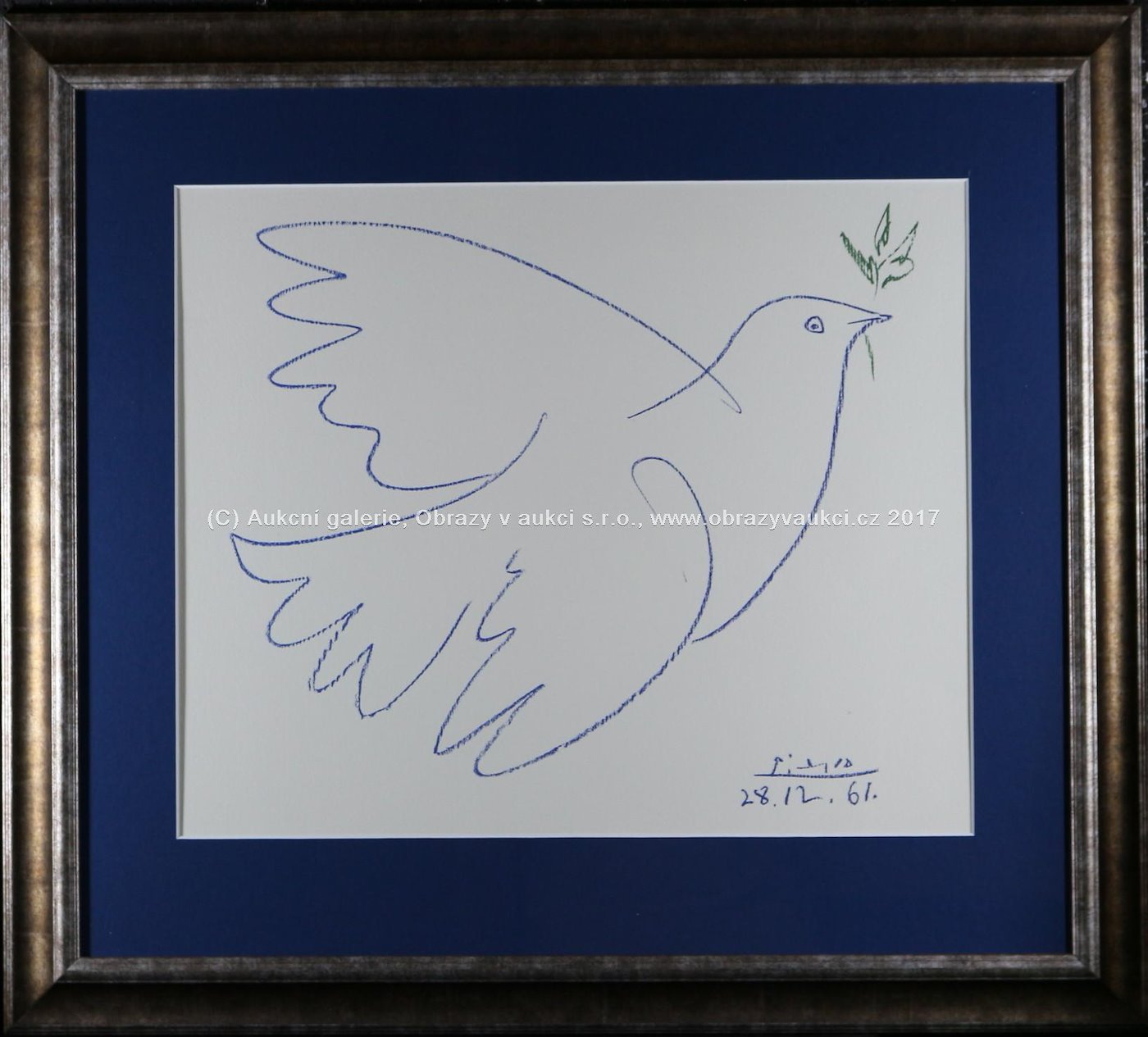 Pablo Picasso - Colombo bleu - Dove of Peace