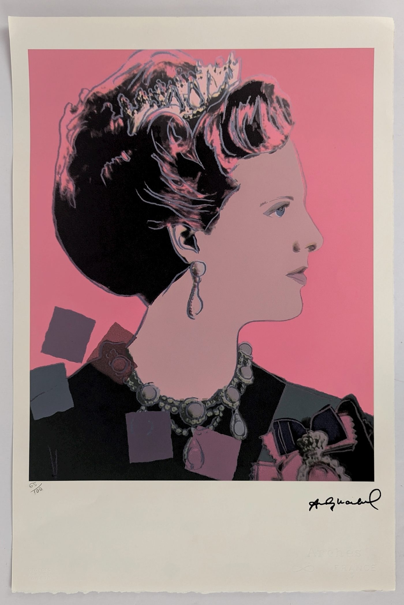 Andy Warhol - Queen Margrethe II of Denmark