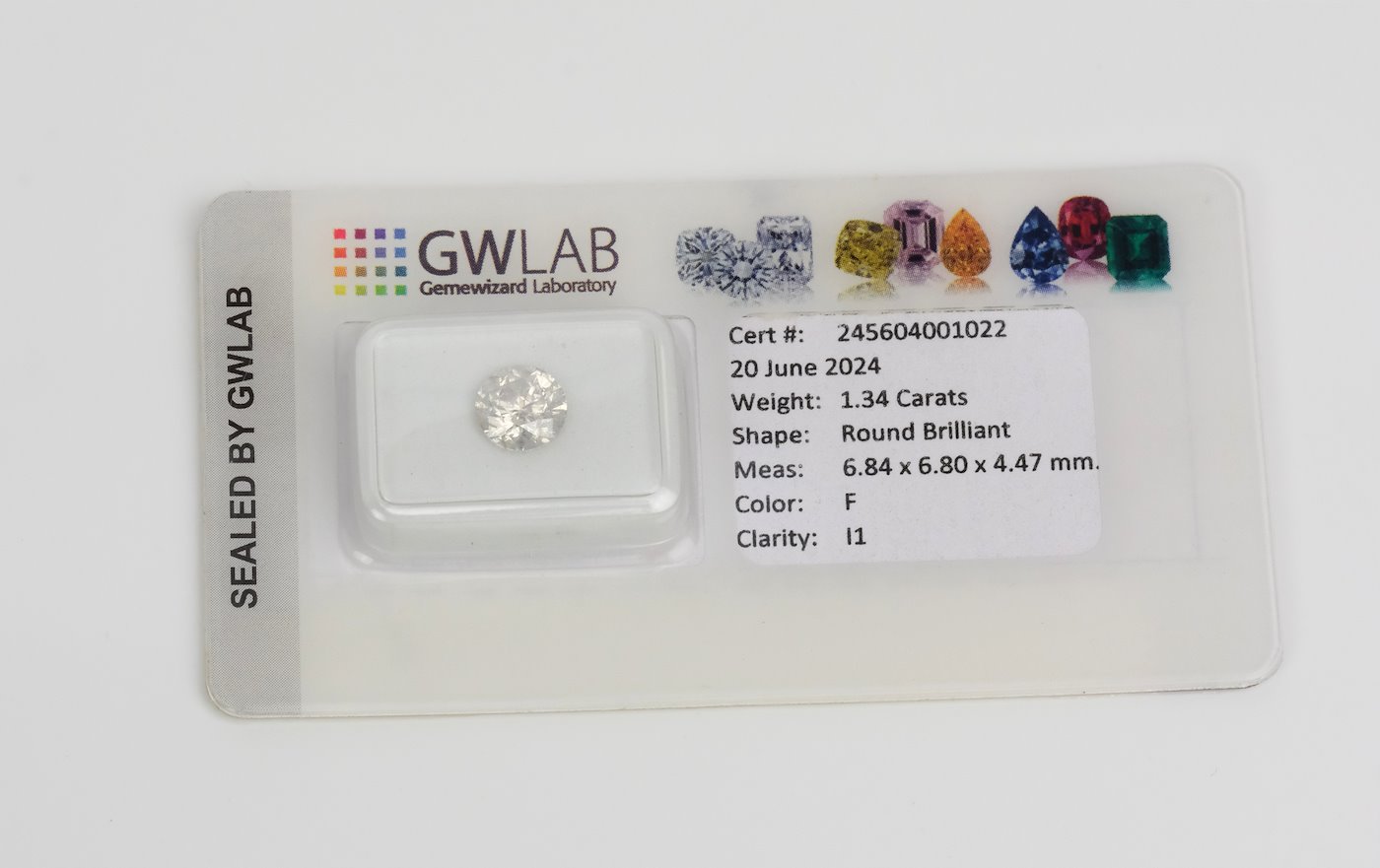 .. - Investiční diamant 1,34 ct