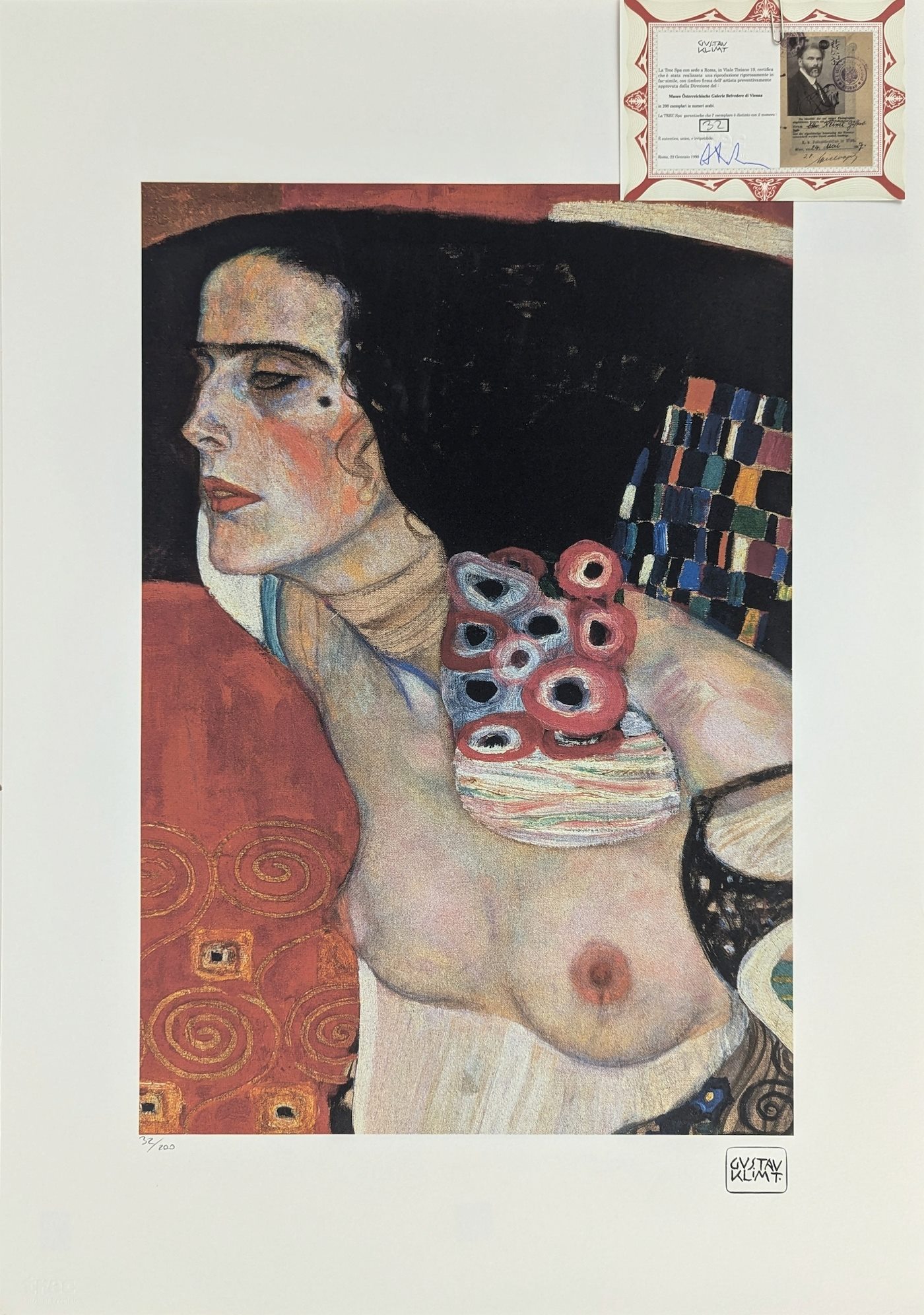 Gustav Klimt - Půlakt