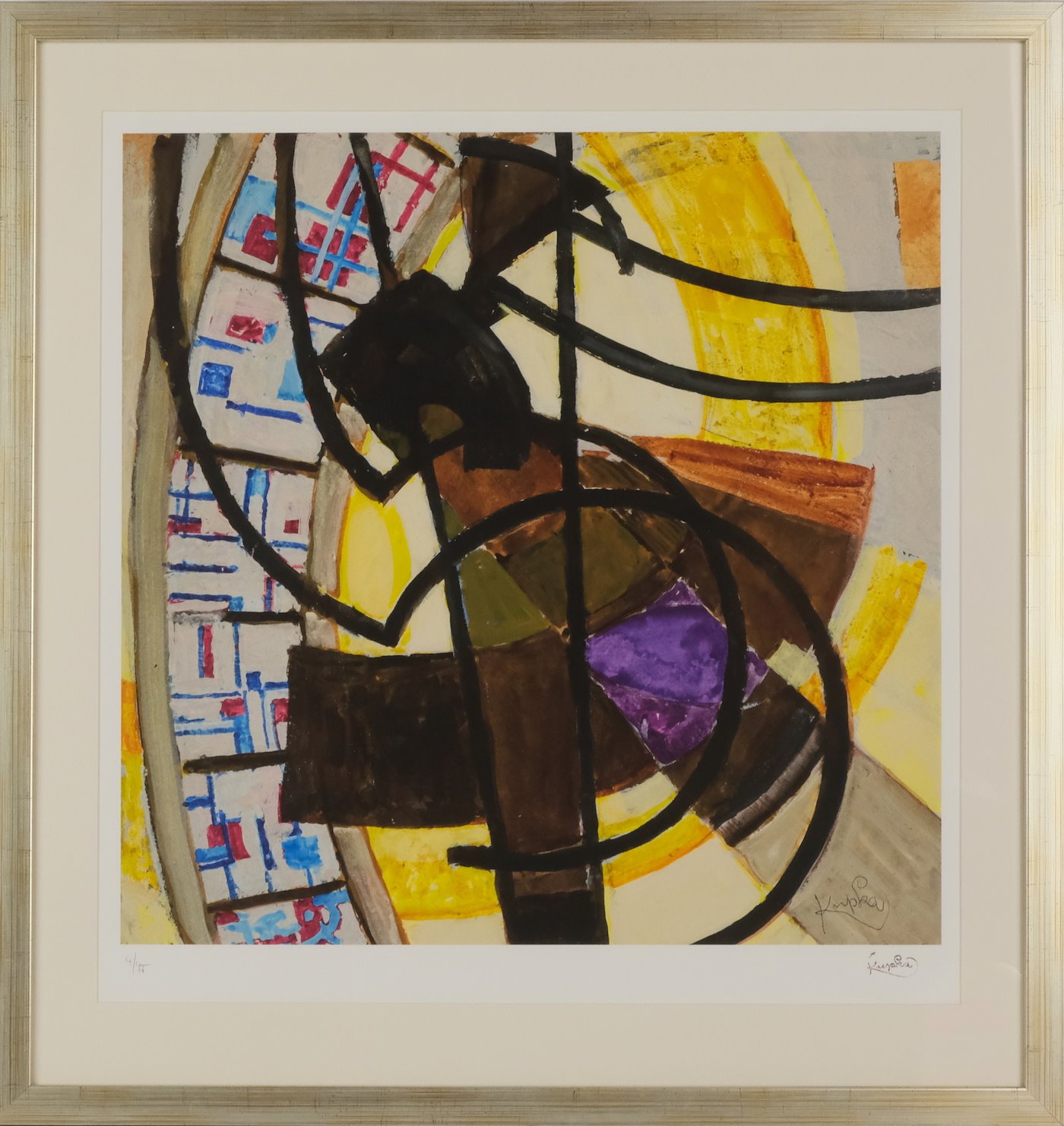 František  Kupka - Etude proche de Construction 1