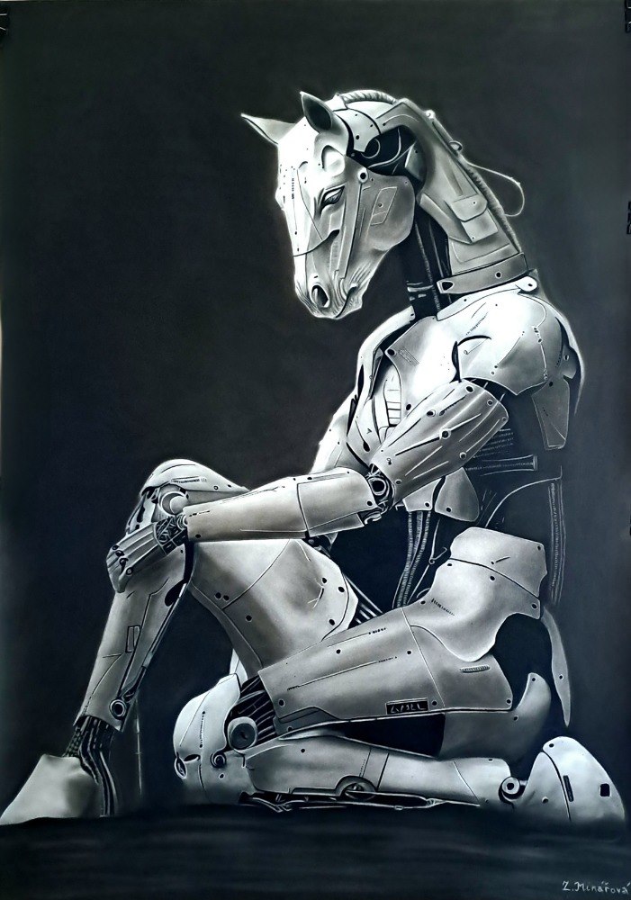 Bc. Zuzana Minářová - Android Horse woman