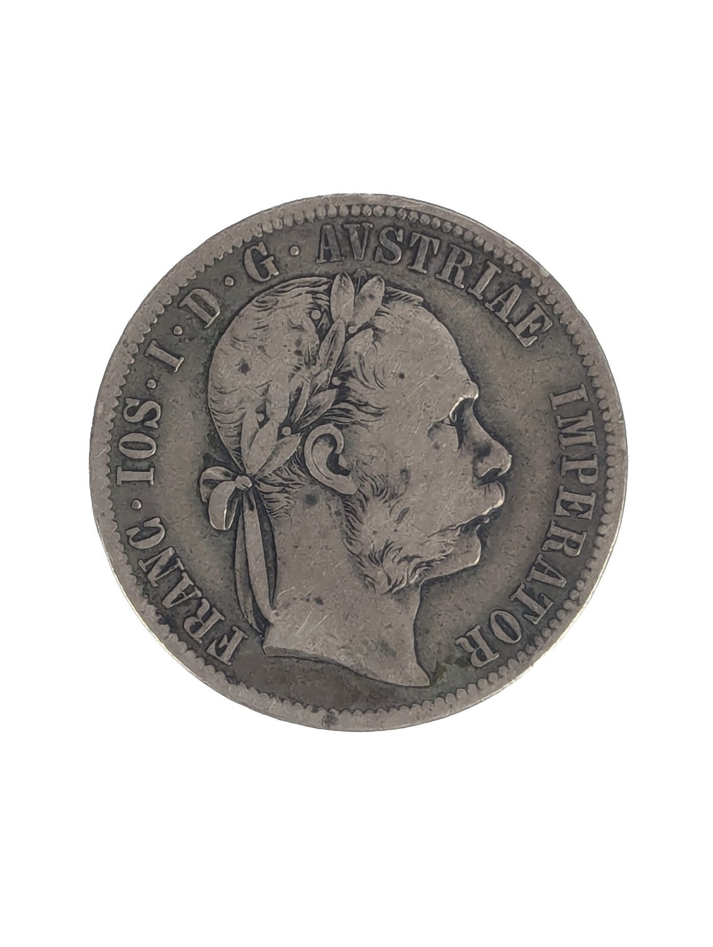 .. - 1 florin 1877, stříbro, průměr mince 29 mm, hrubá hmotnost 12,34 g