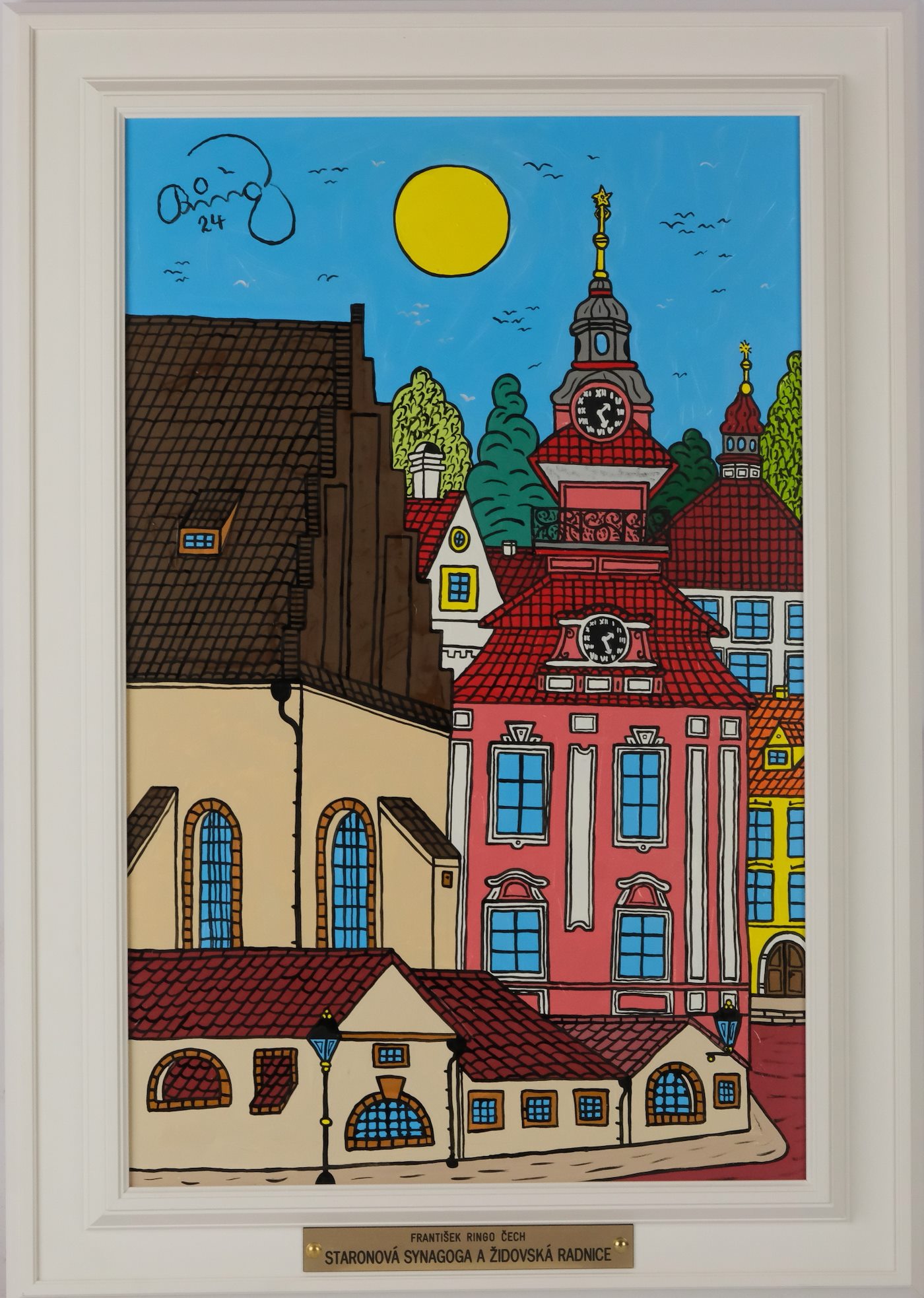 František Ringo Čech - Staronová synagoga a Židovská radnice