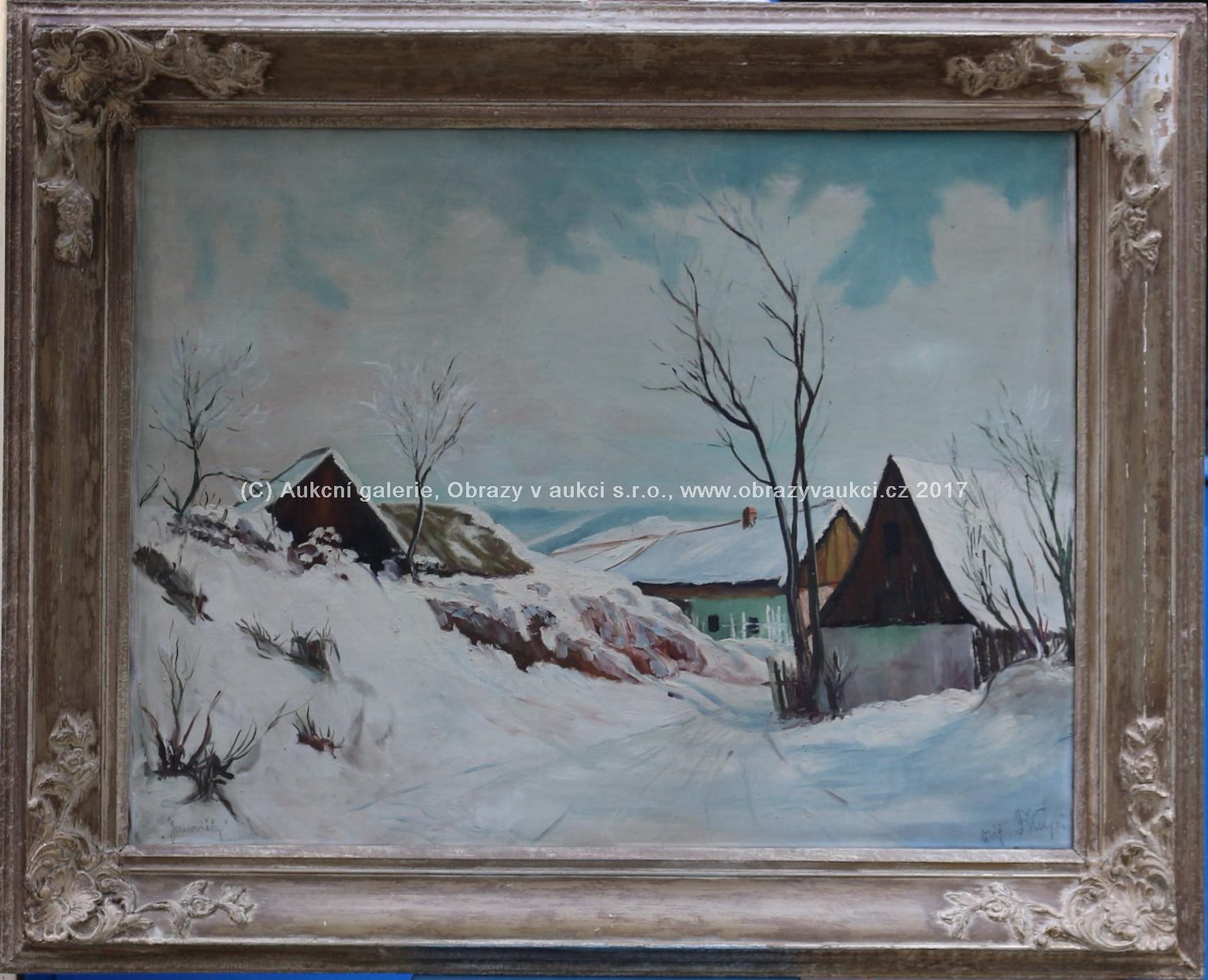 Krejčí - Zimní vesnice