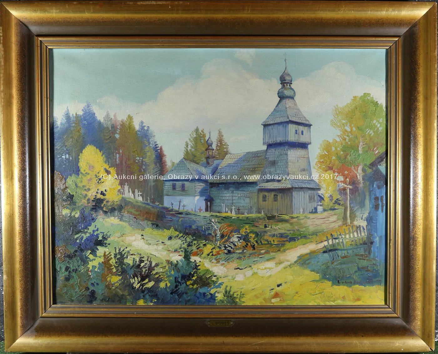 Ludvík Dobeš - Dřevěný kostelíček