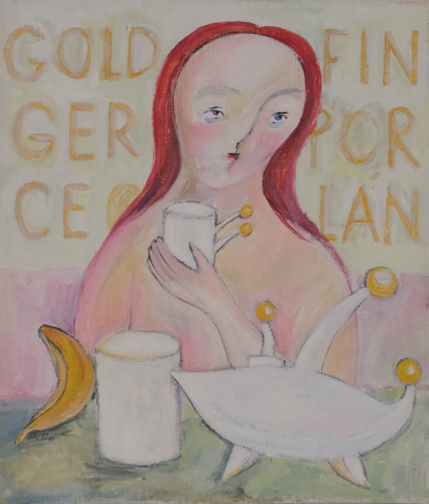 Helena Hlušičková - Goldfinger porcelán