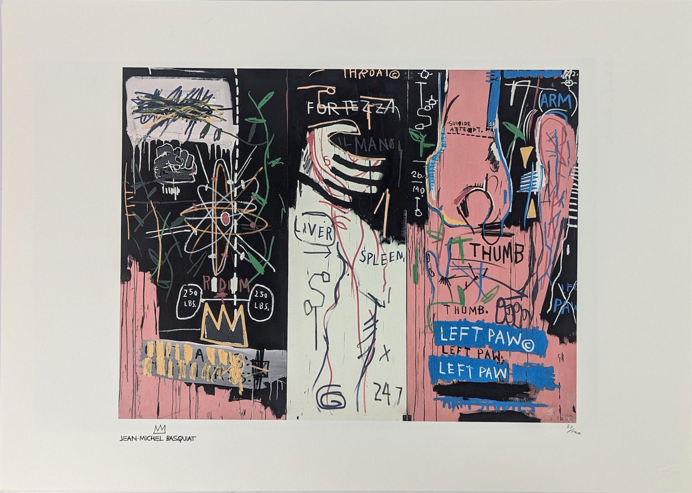 Jean-Michel Basquiat - Left Paw