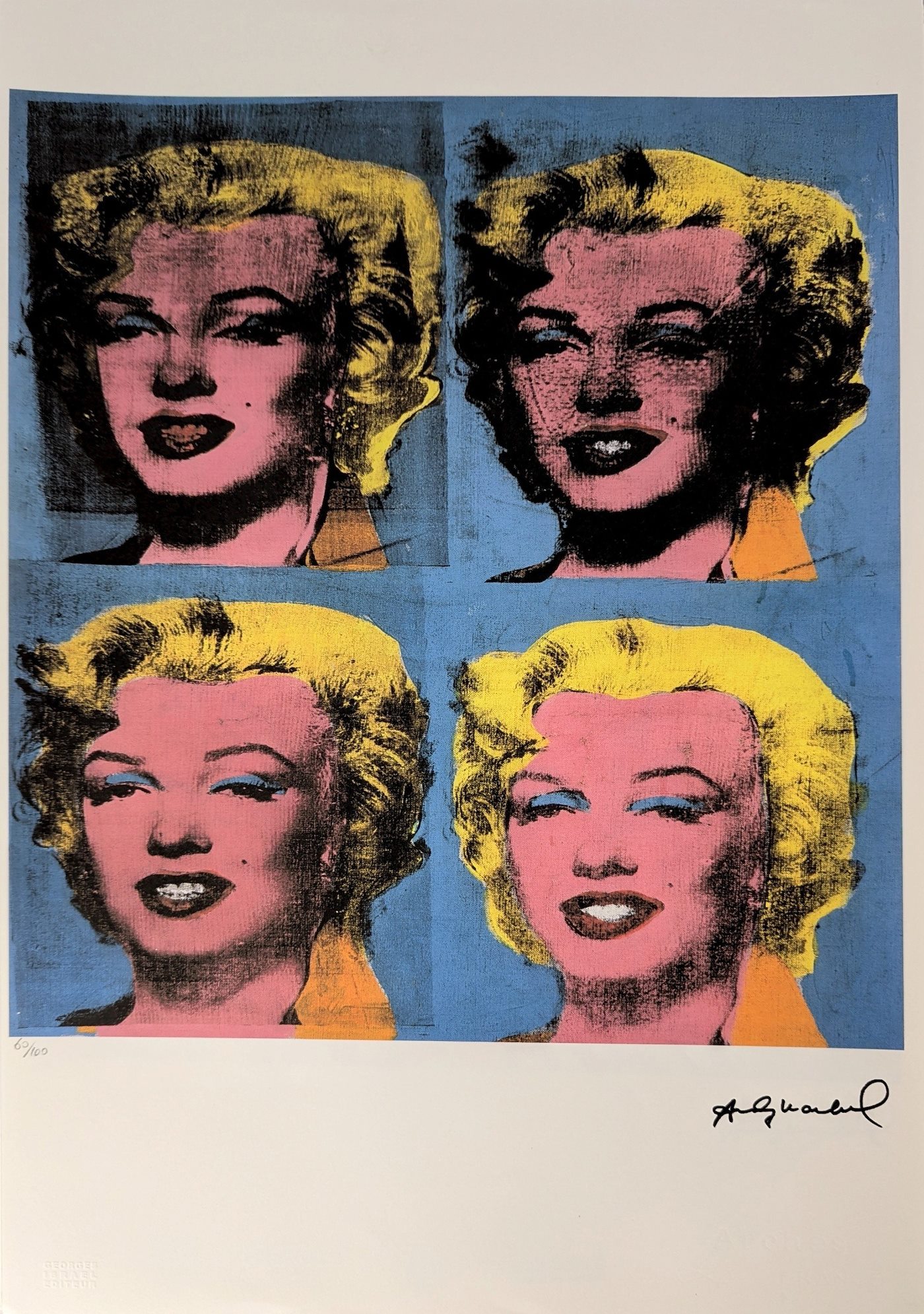 Andy Warhol - Marilyn Monroe 4x