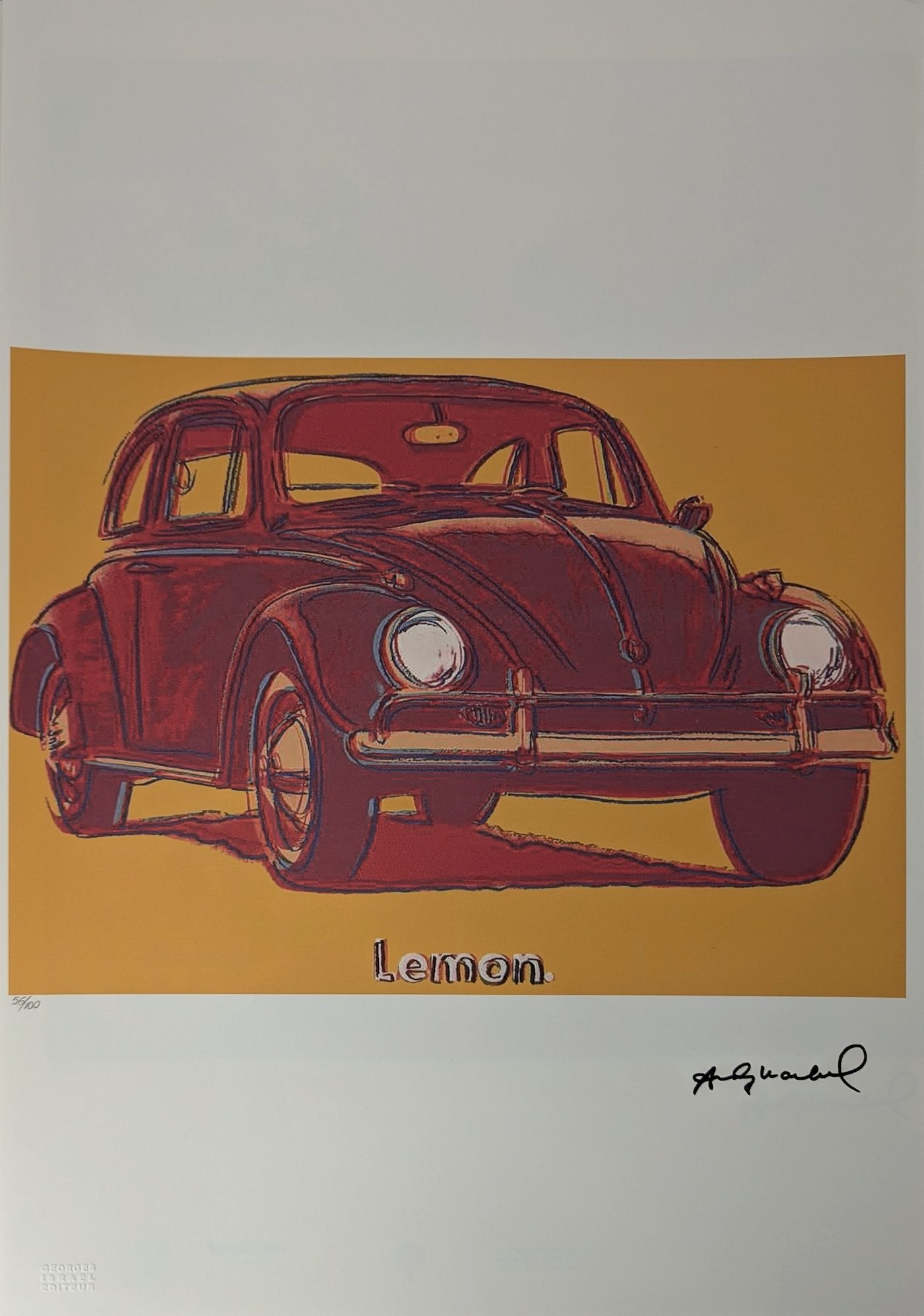 Andy Warhol - Volkswagen Lemon