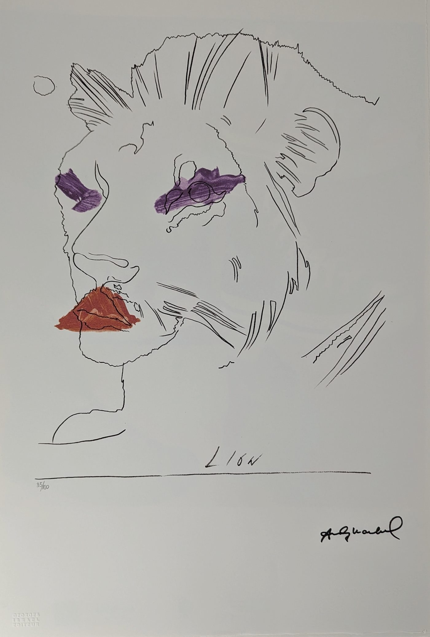 Andy Warhol - Lion