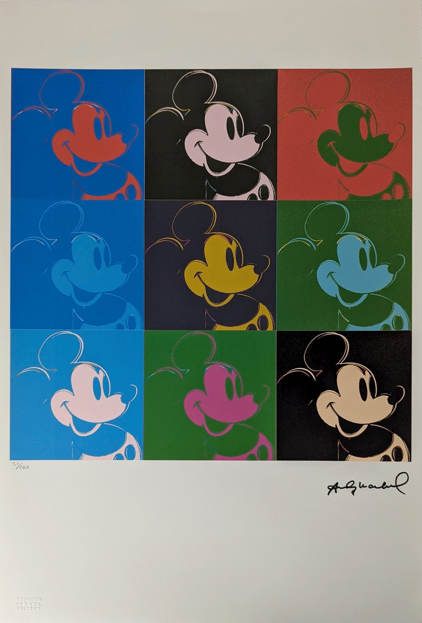 Andy Warhol - Mickey Mouse