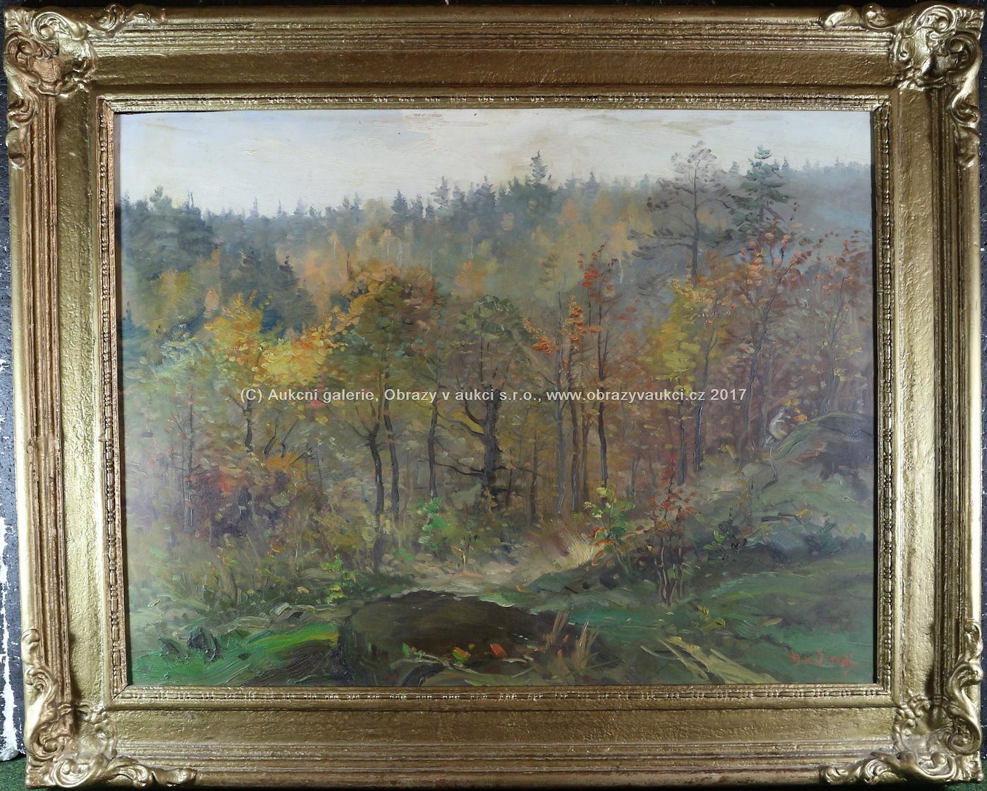 Bohumír Dvorský - Podzimní les