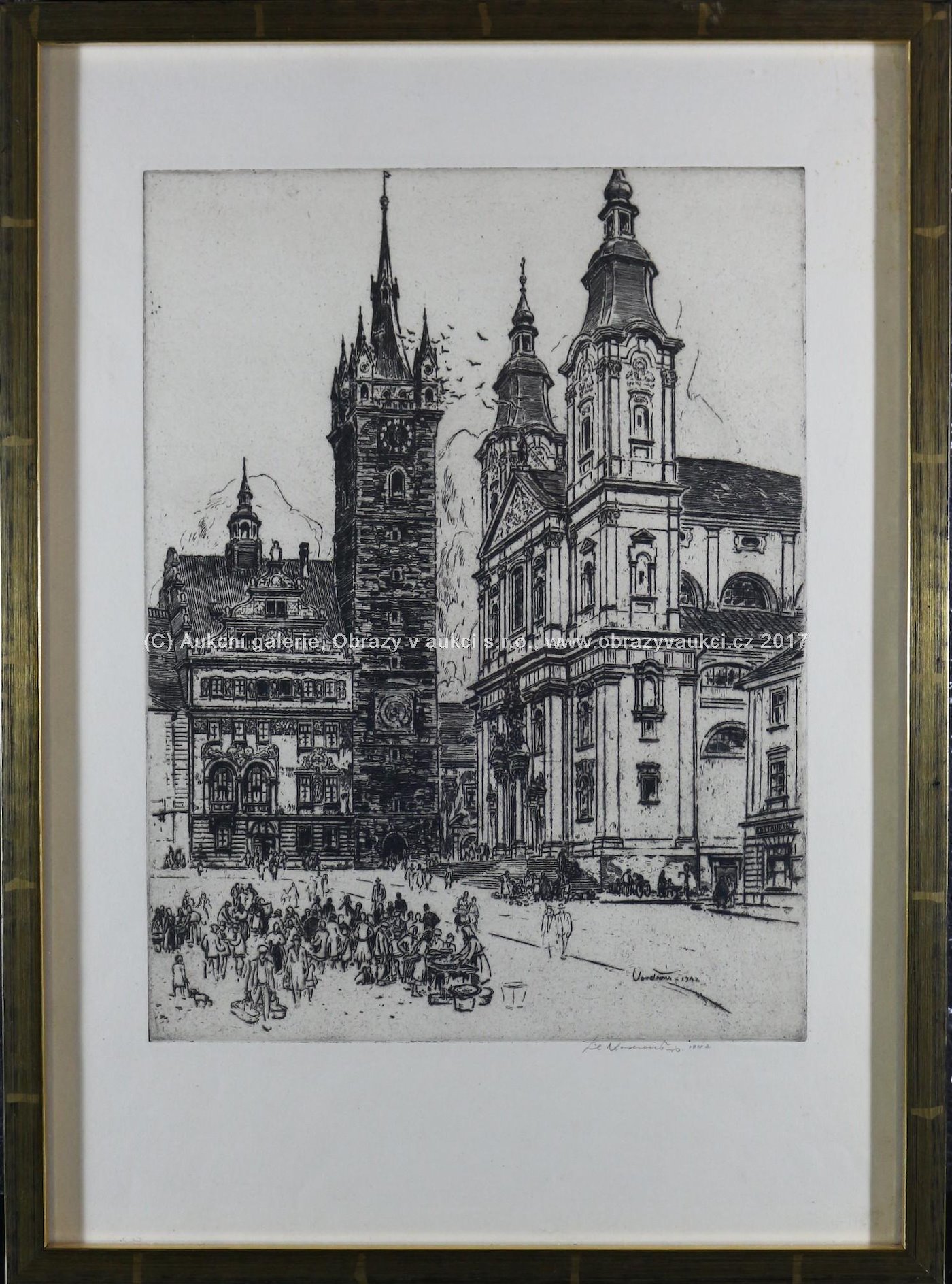 Jan Charles Vondrouš - Trh na náměstí