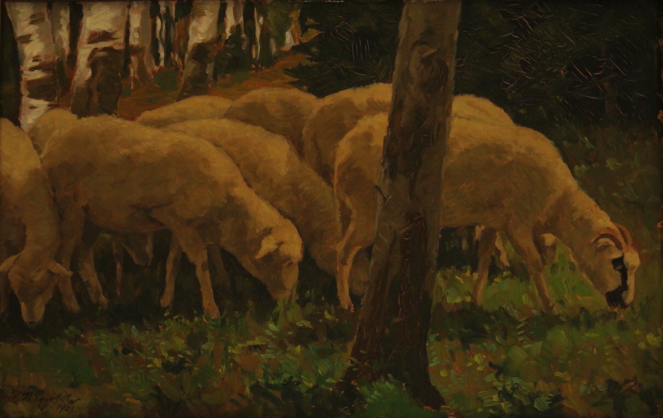 Vojtěch Hynek Popelka - Ovce na pastvě