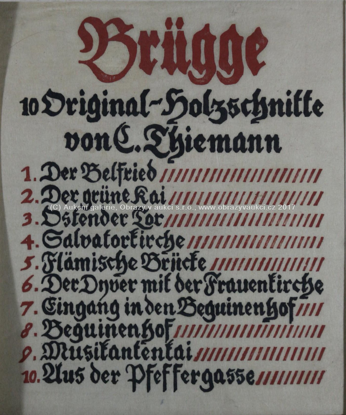 Carl Thiemann - Brügge