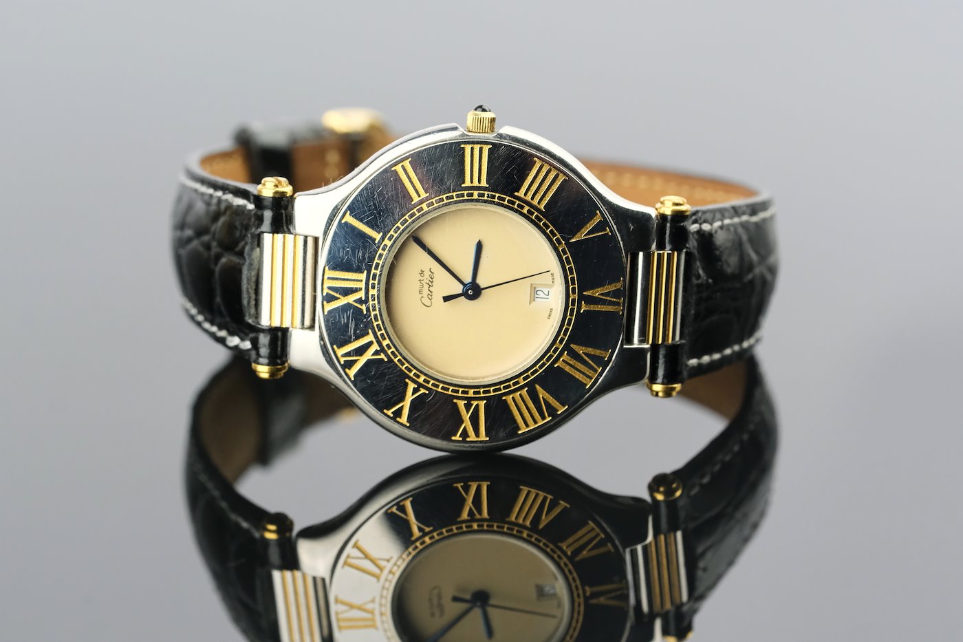 značeno Cartier - Unisex hodinky Cartier Santos Ronde