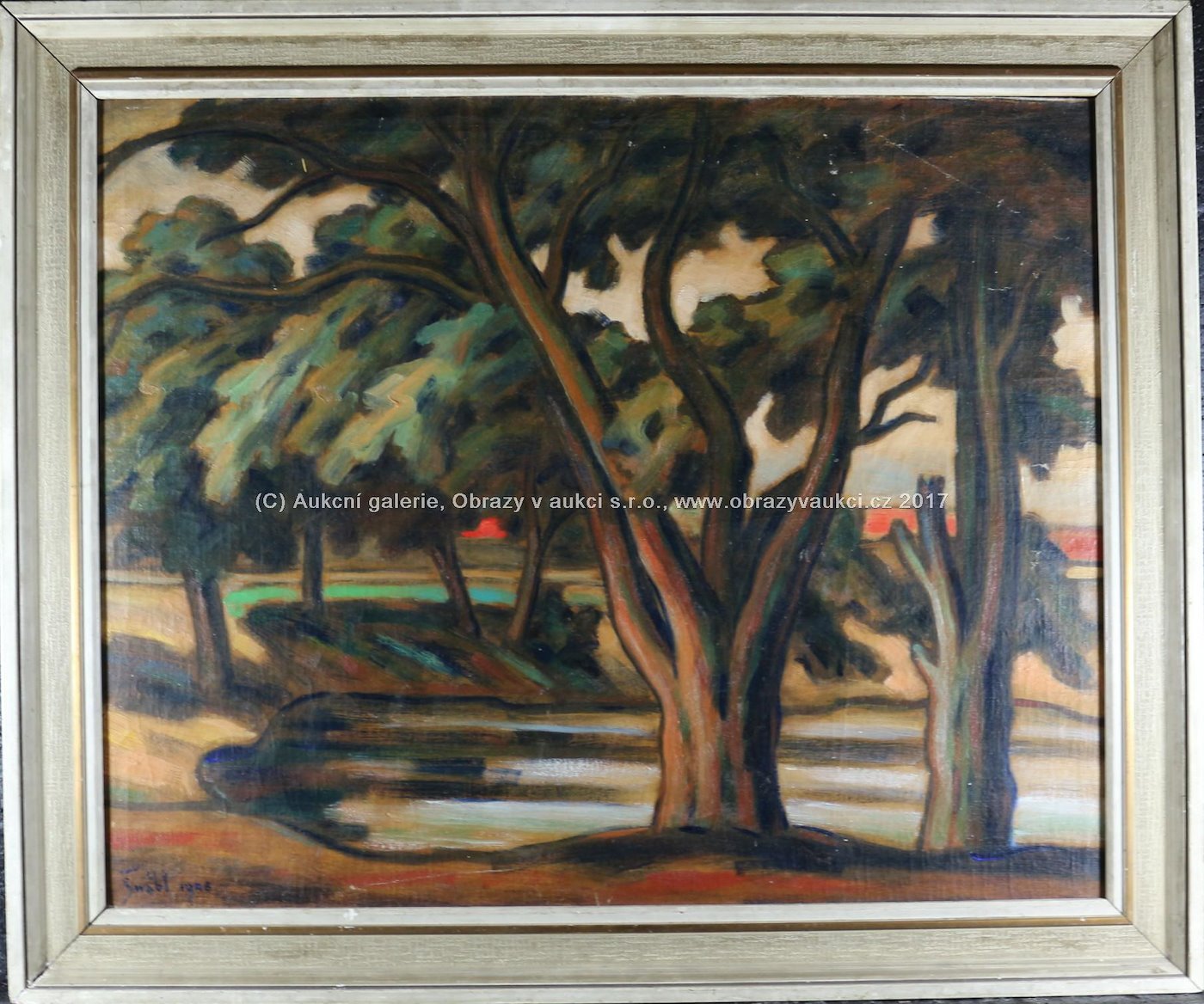 Alfred Šnábl - Stromy u vody
