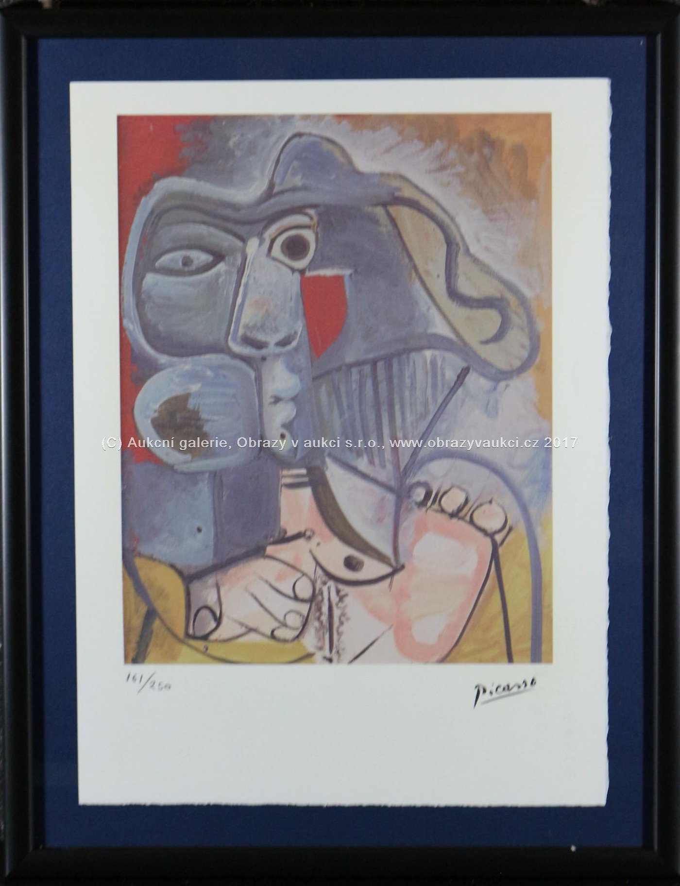 Pablo Picasso - Sedící akt 