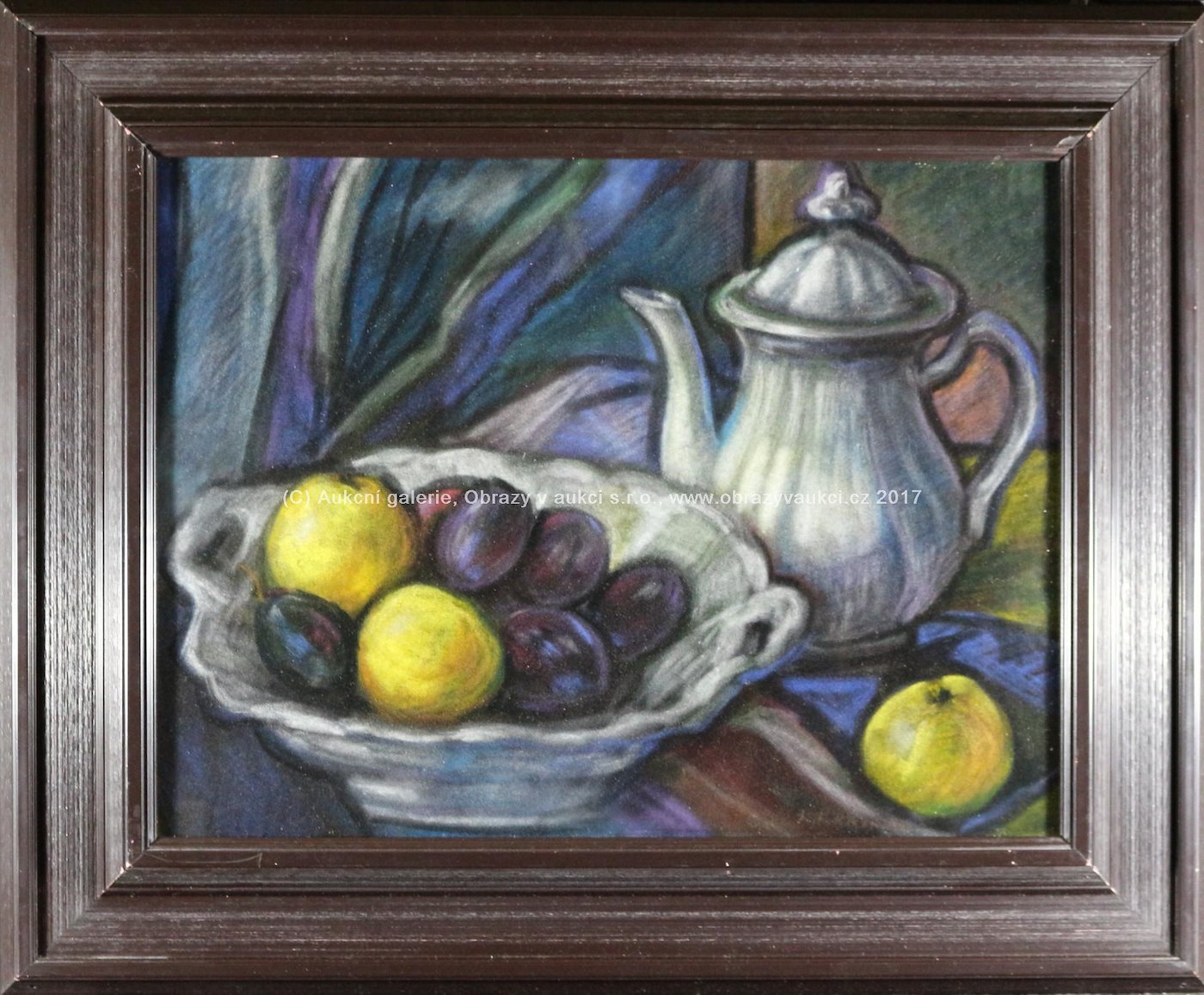 K. Klein - Zátiší s konvicí a ovocem