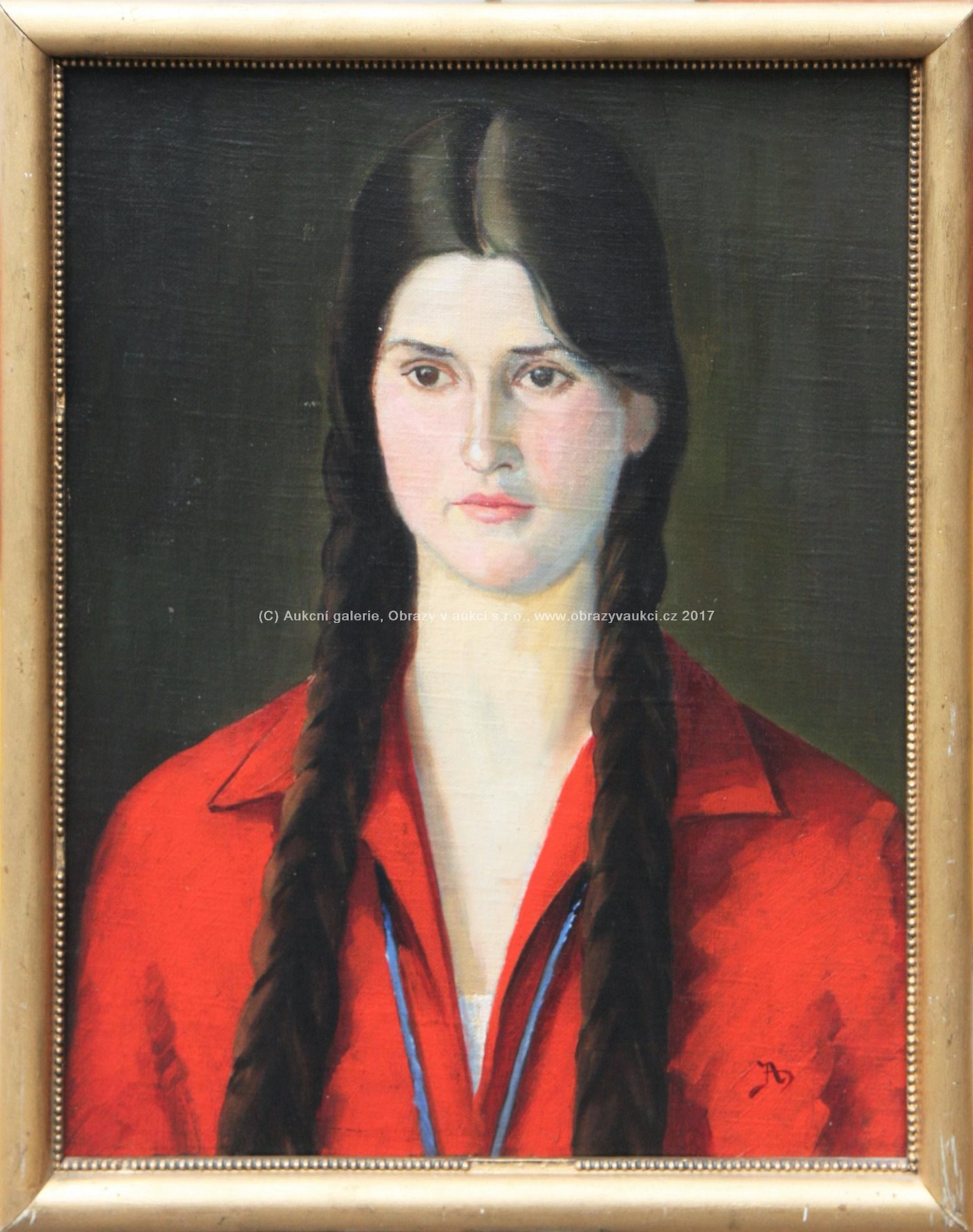 Jaroslav Augusta - Portrét dívky
