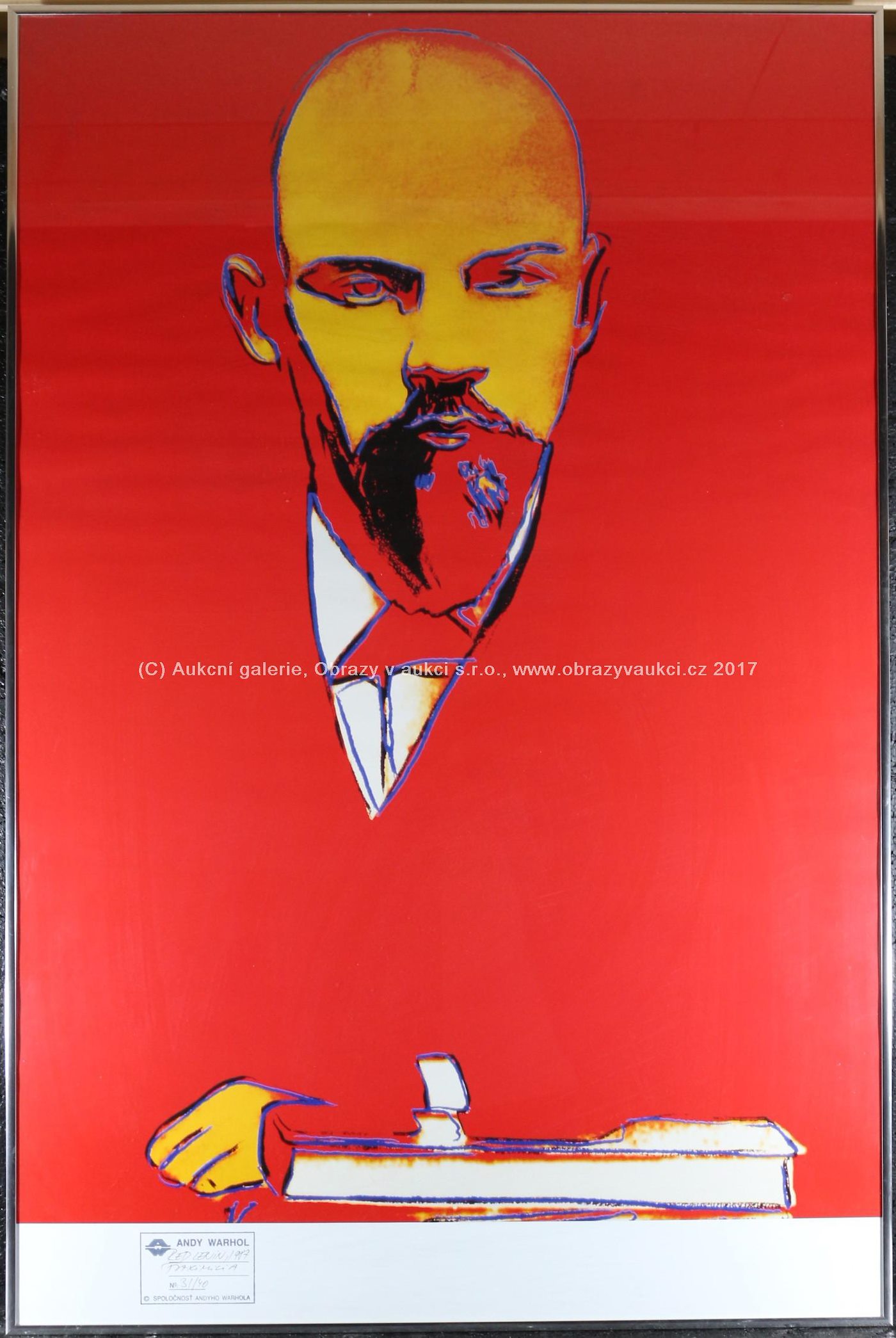 Andy Warhol - Red Lenin