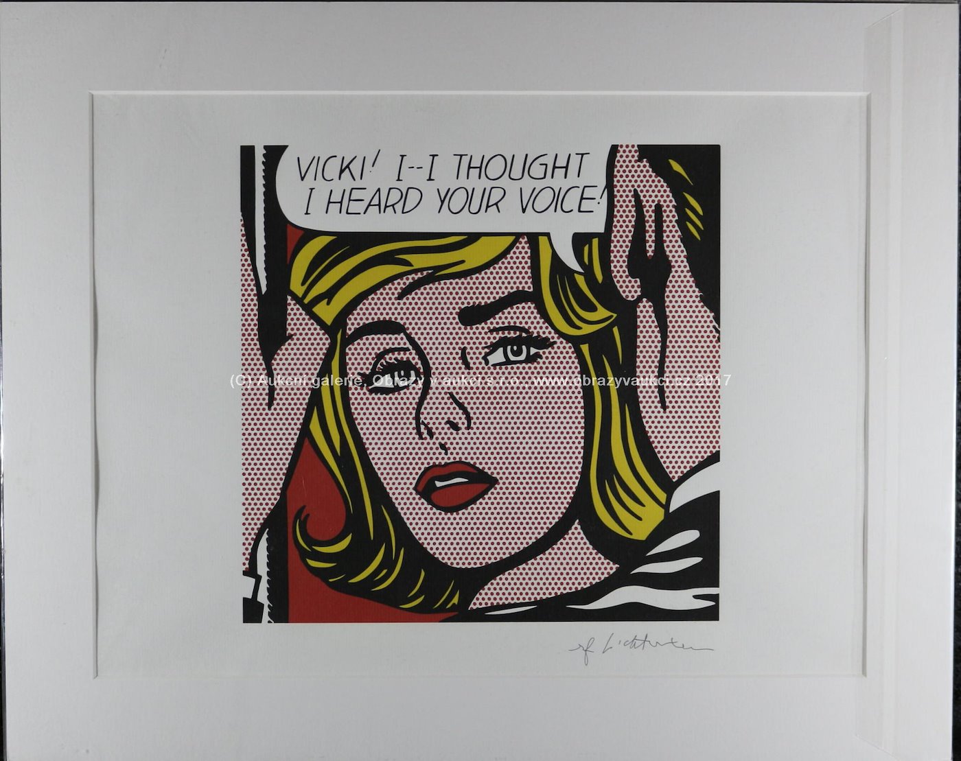 Roy Lichtenstein - Vicki! I-I thought