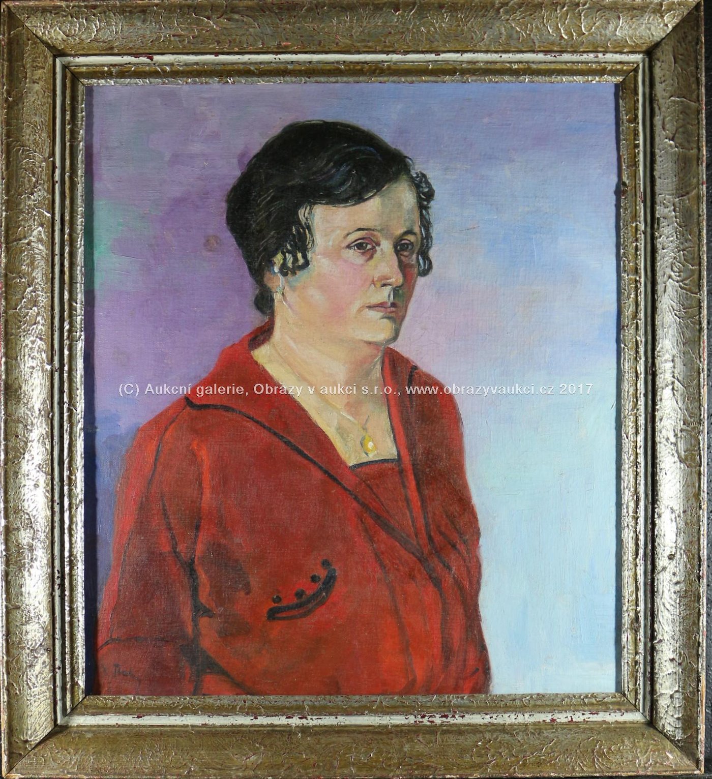 František Tichý - Portrét ženy