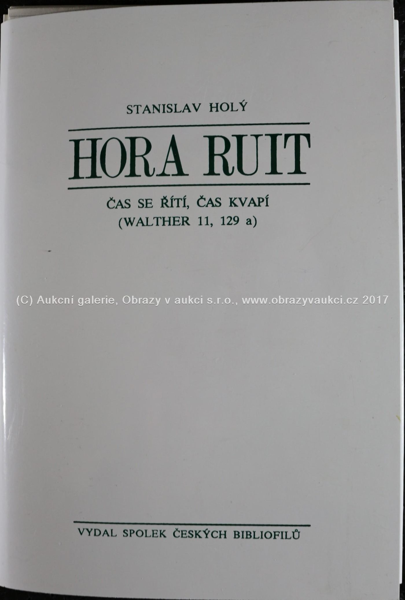 Stanislav Holý - Hora Ruit - soubor 10- ti litografií