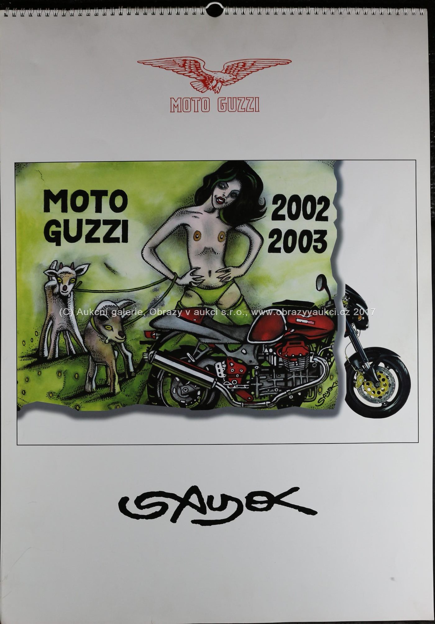 Kája Saudek - Moto Guzzi
