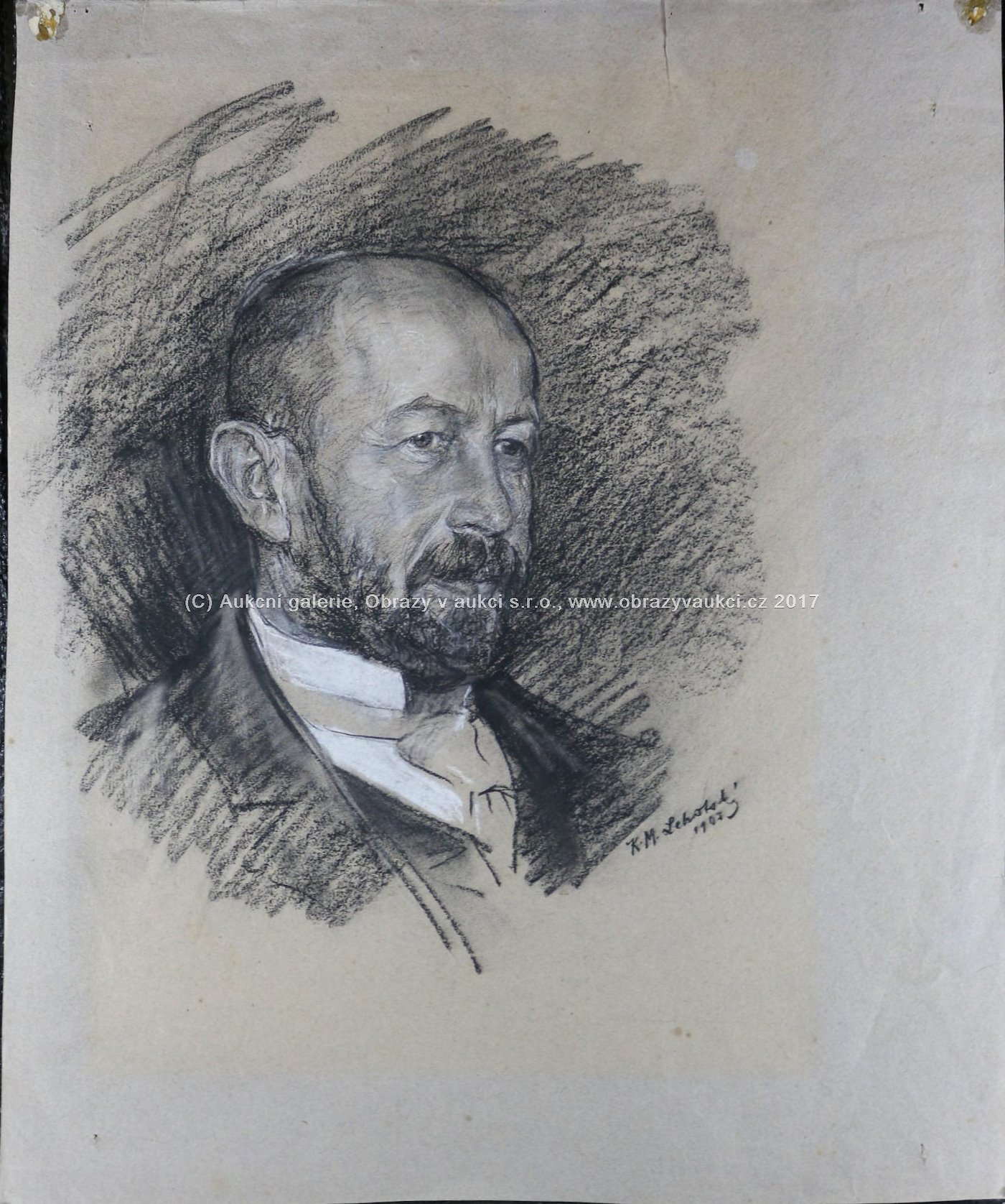 Karel Miroslav Lehotský - Portrét Františka Kretze
