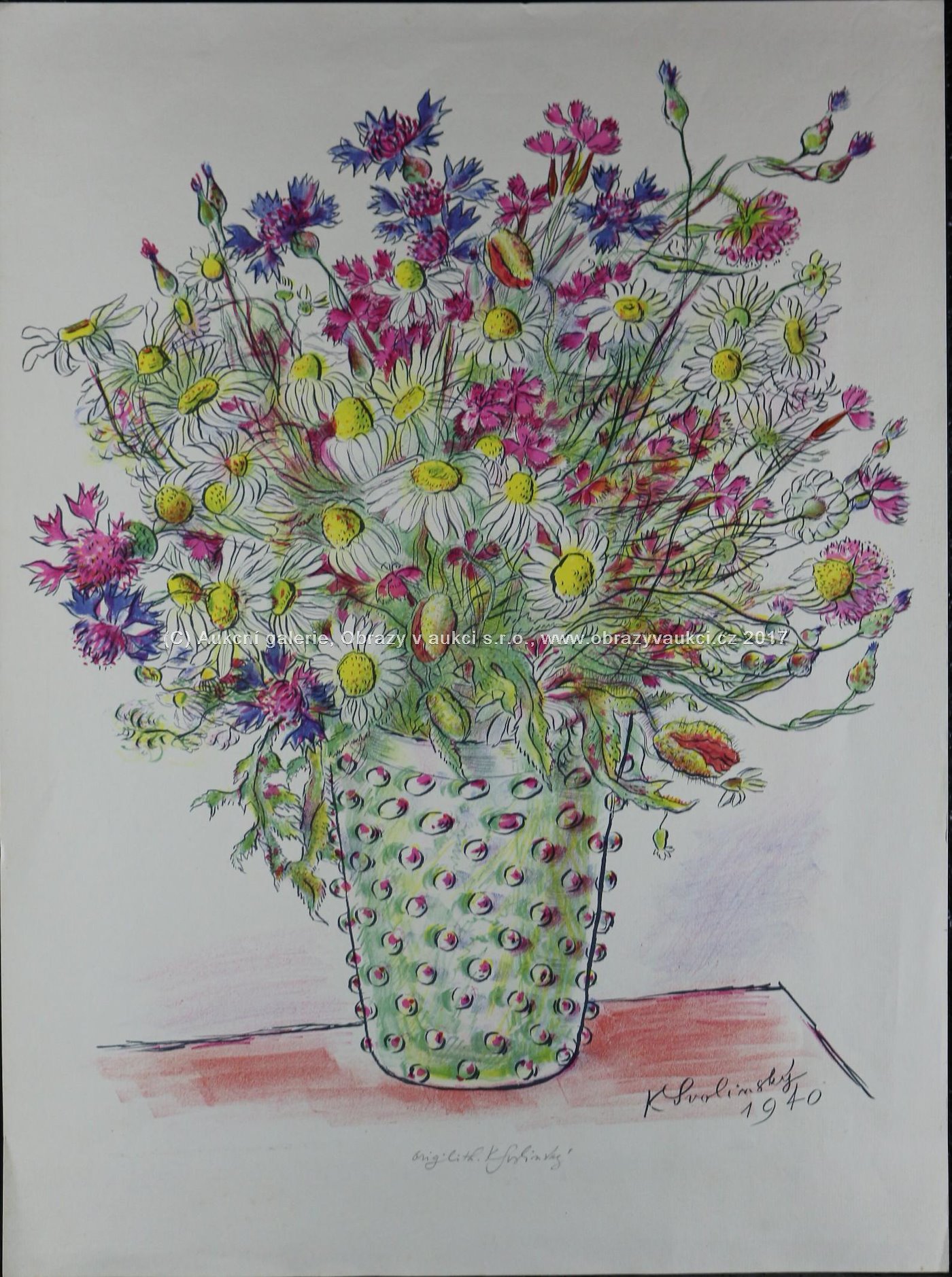 Karel Svolinský - Kytice lučních květin