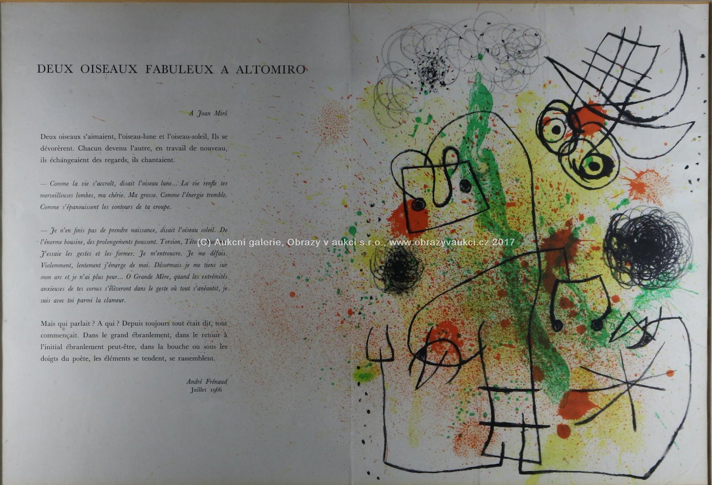 Joan Miró - Dva ptáčci