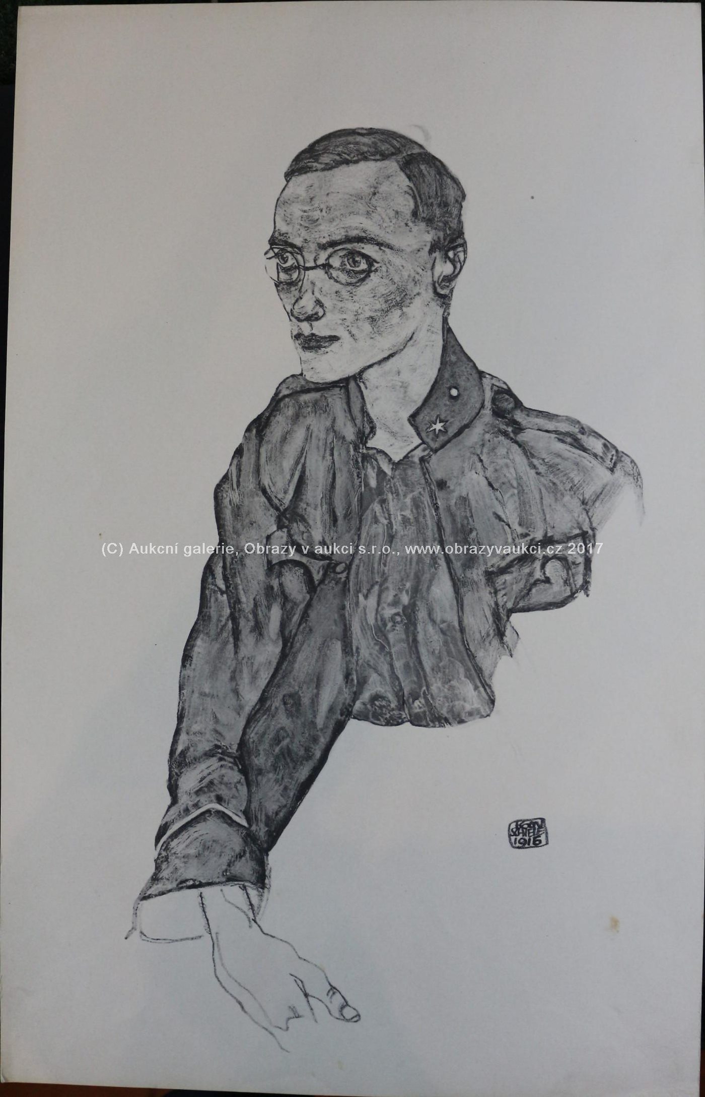 Egon Schiele - Voják