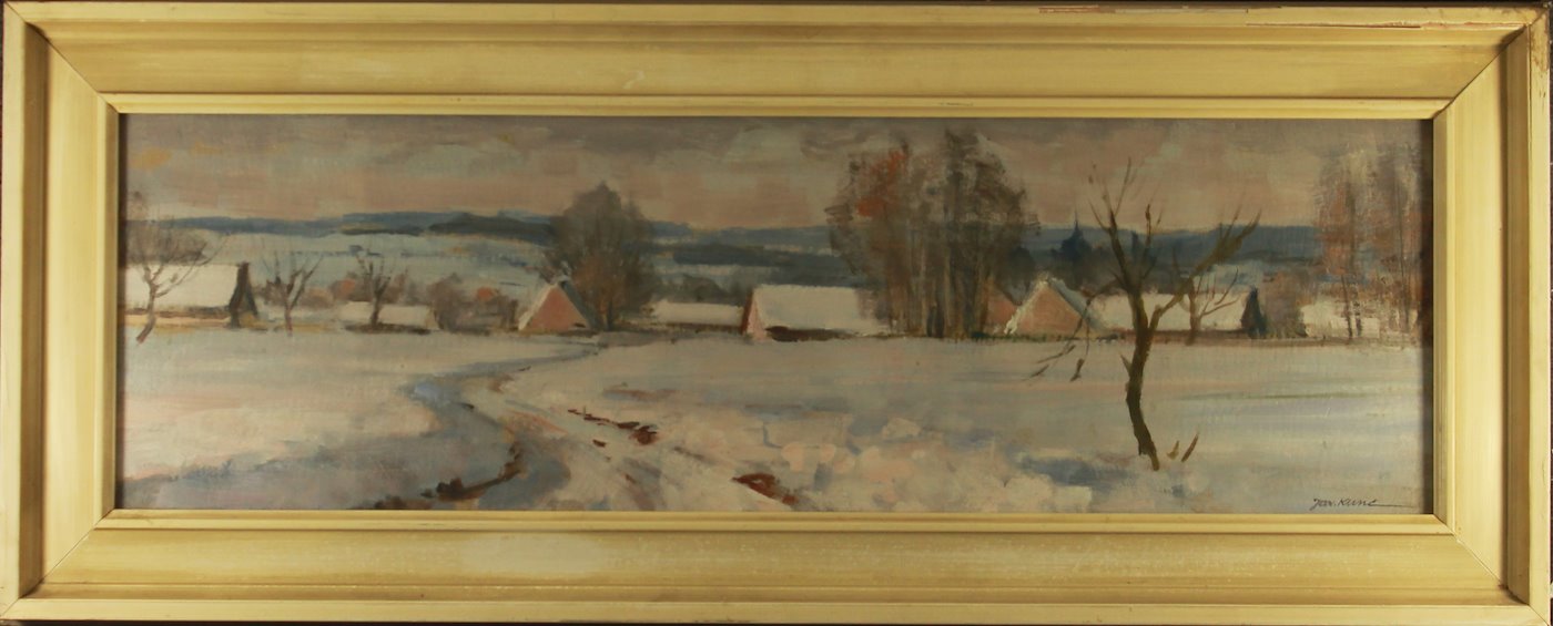 Jaromír Kunc - Vesnice v zimě